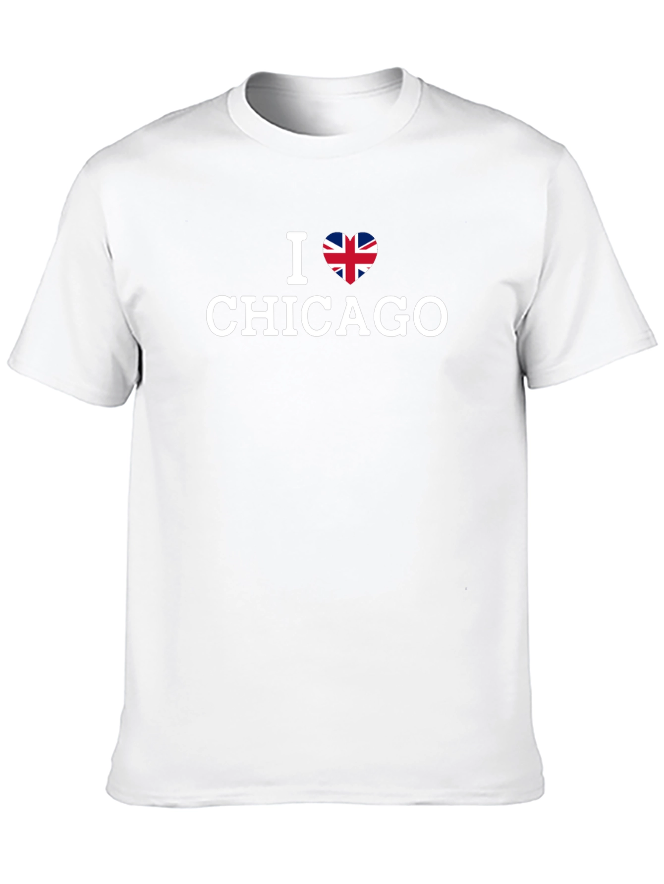 I Heart Chicago British Flag Graphic Tee