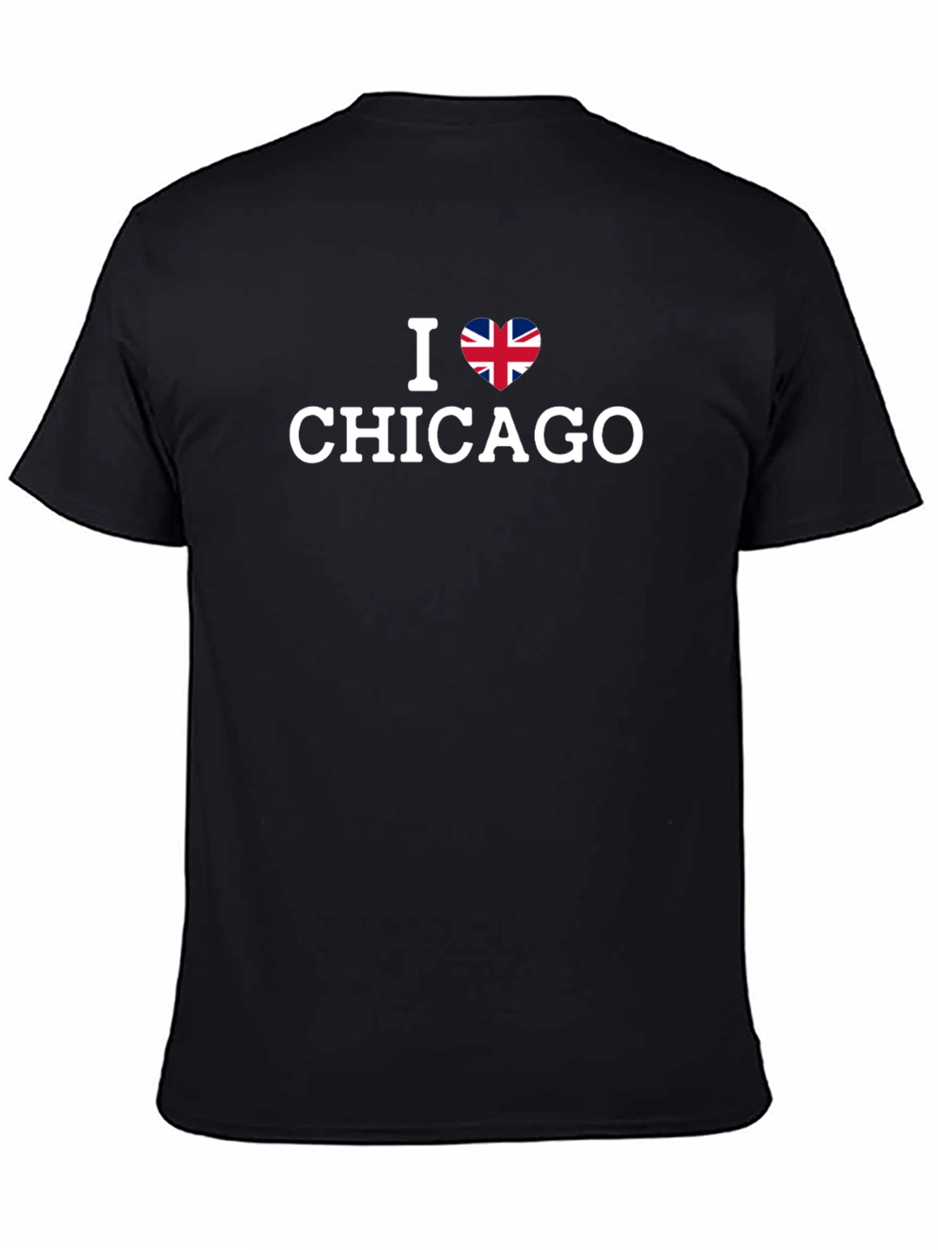 I Heart Chicago British Flag Graphic Tee