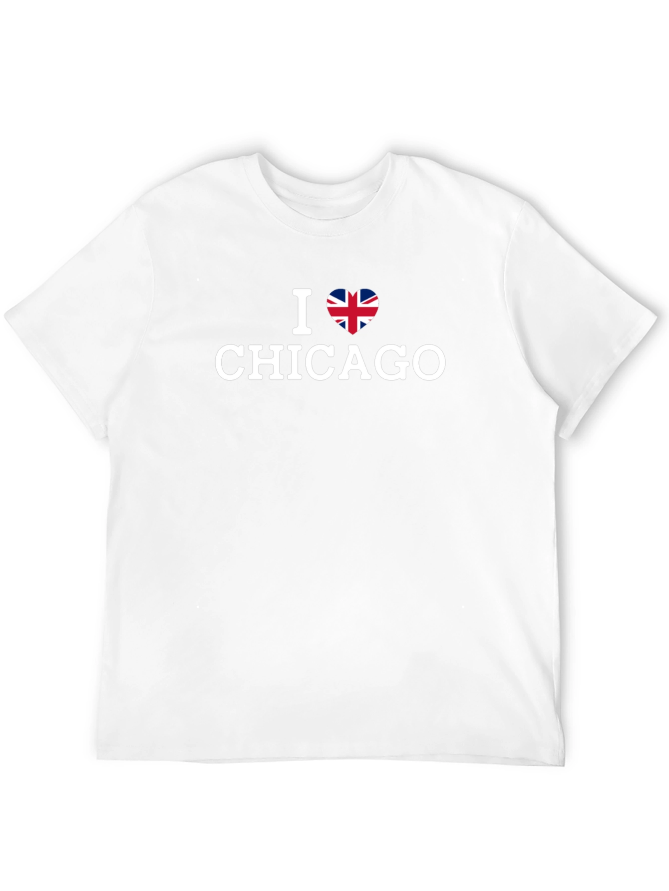I Heart Chicago British Flag Graphic Tee