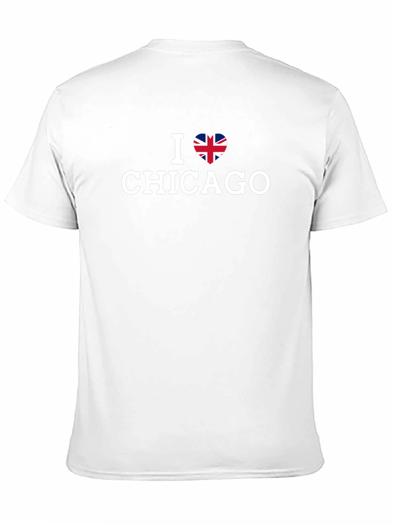 I Heart Chicago British Flag Graphic Tee