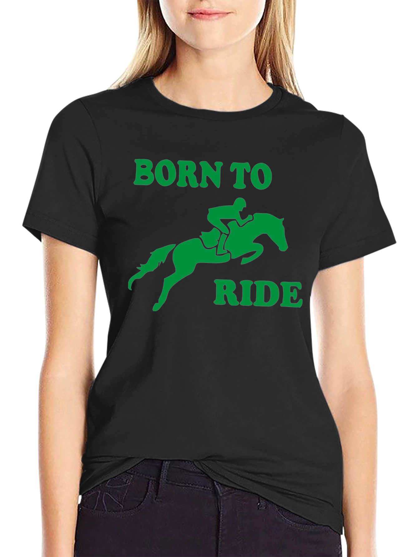 Born to Ride Graphic T-Shirt - Equestrian Style