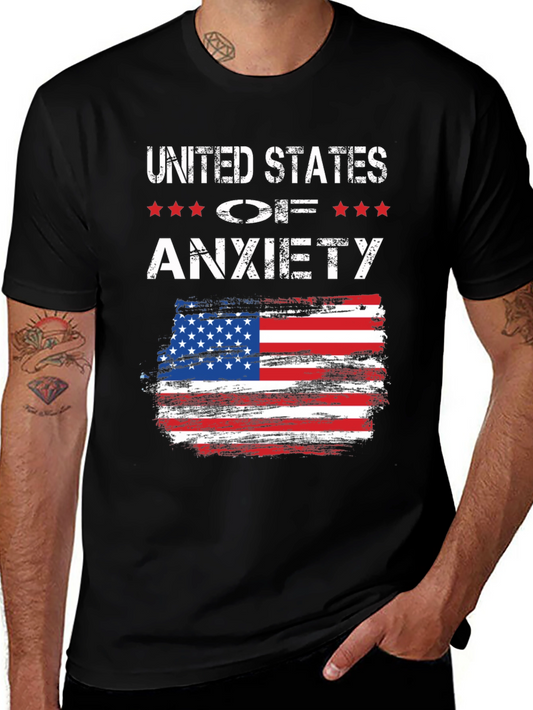 United States of Anxiety Graphic T-Shirt