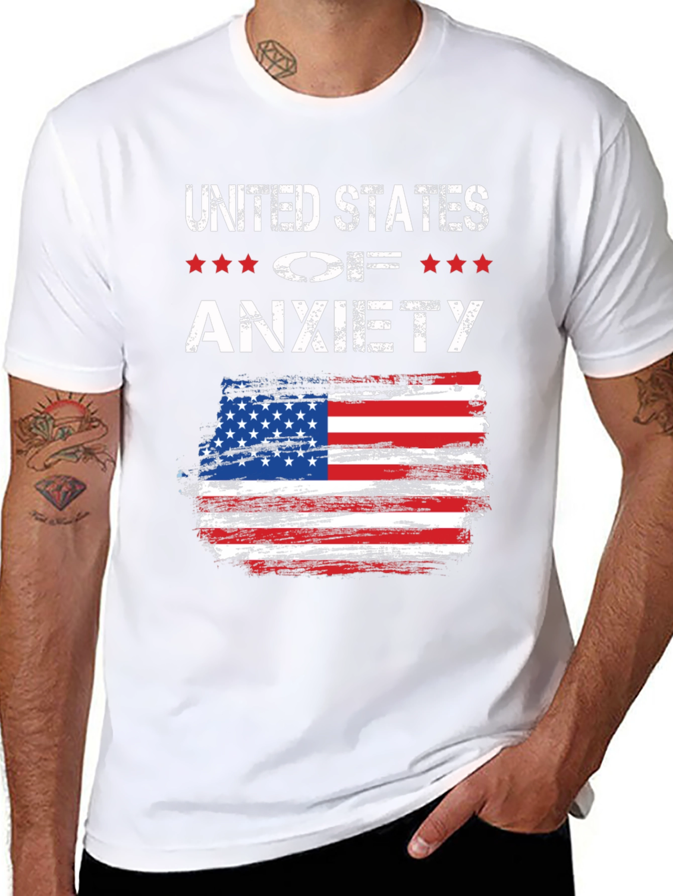 United States of Anxiety Graphic T-Shirt