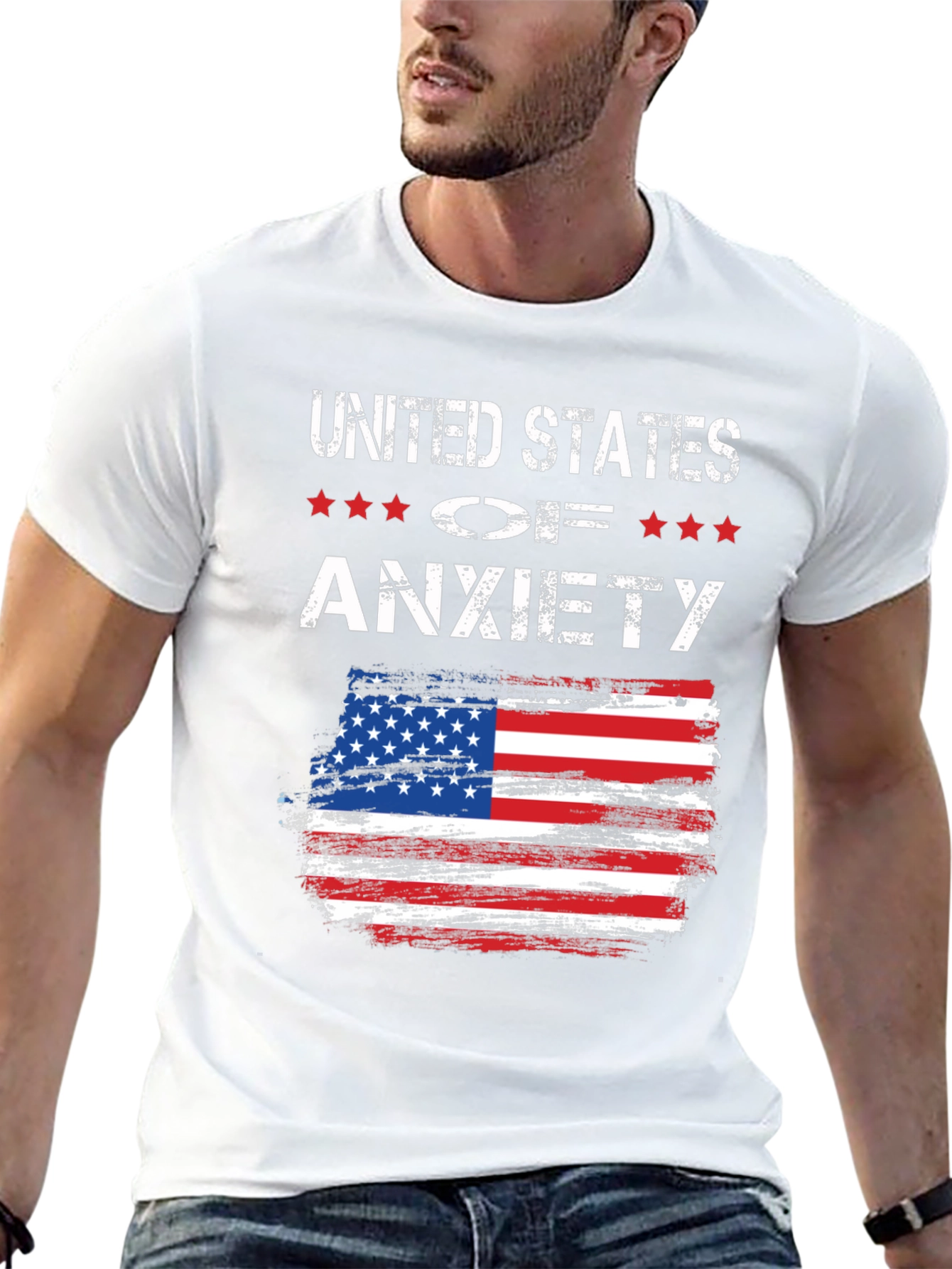 United States of Anxiety Graphic T-Shirt