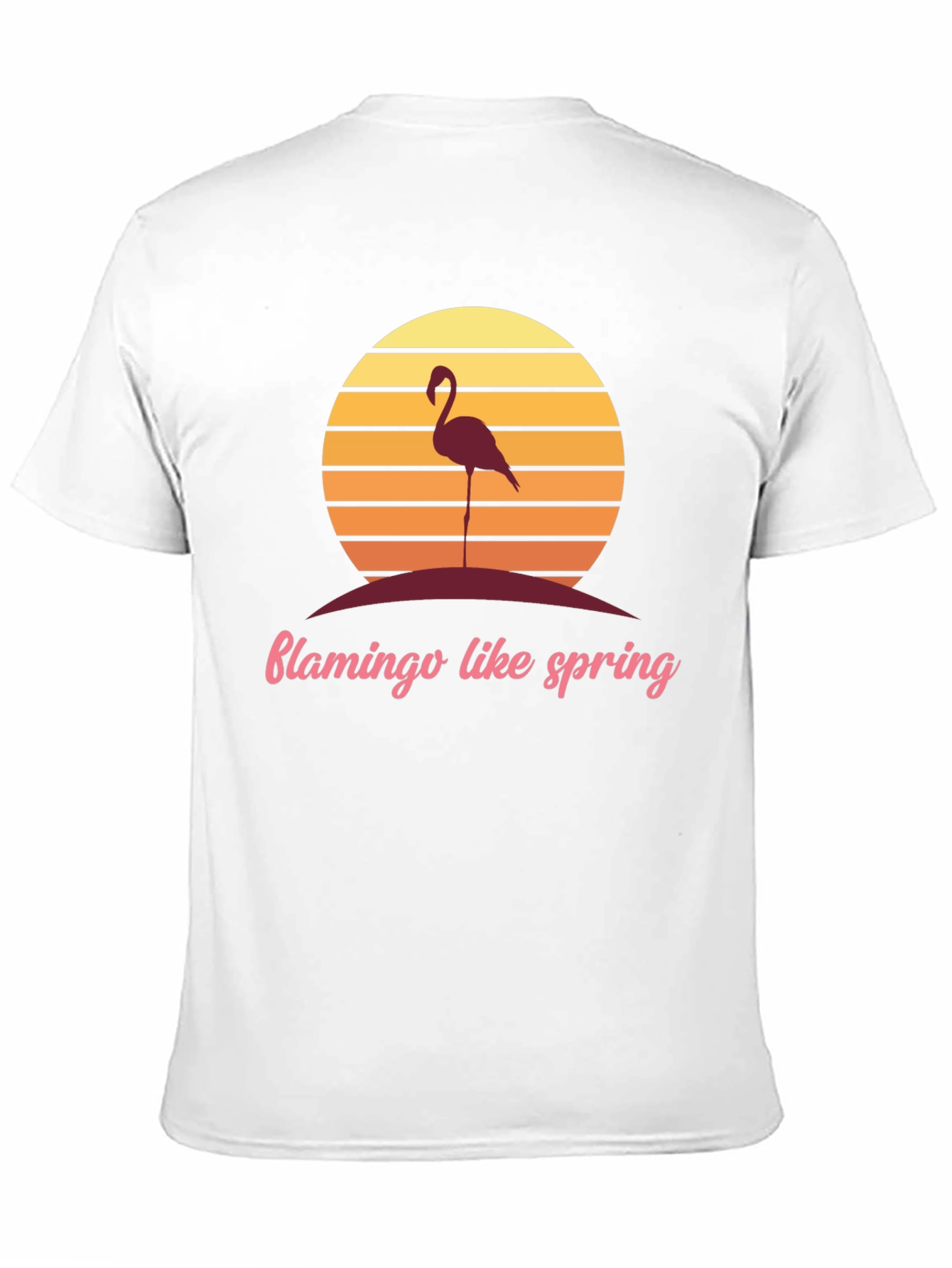 Retro Flamingo T-Shirt - Spring Vibes