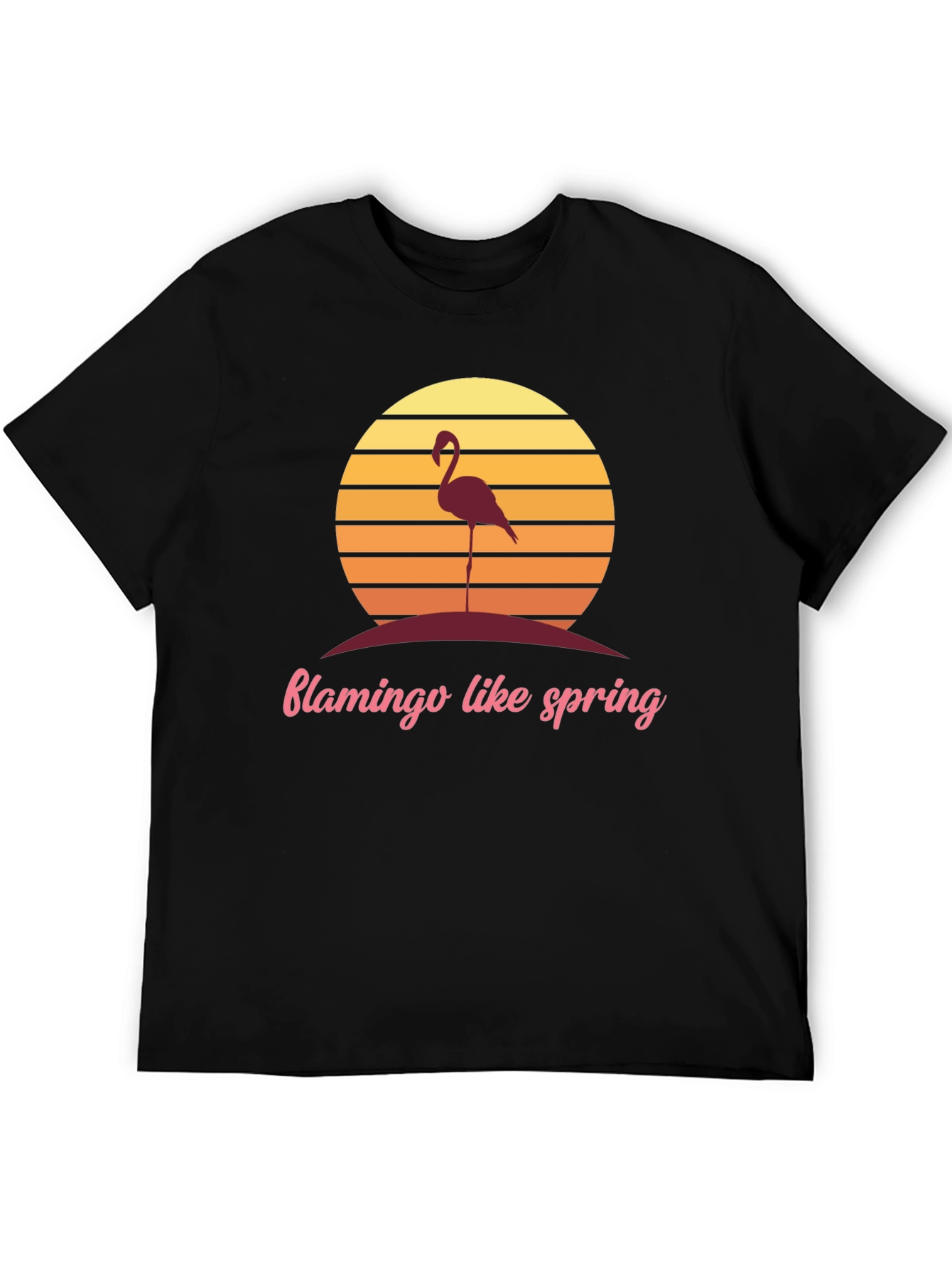 Retro Flamingo T-Shirt - Spring Vibes