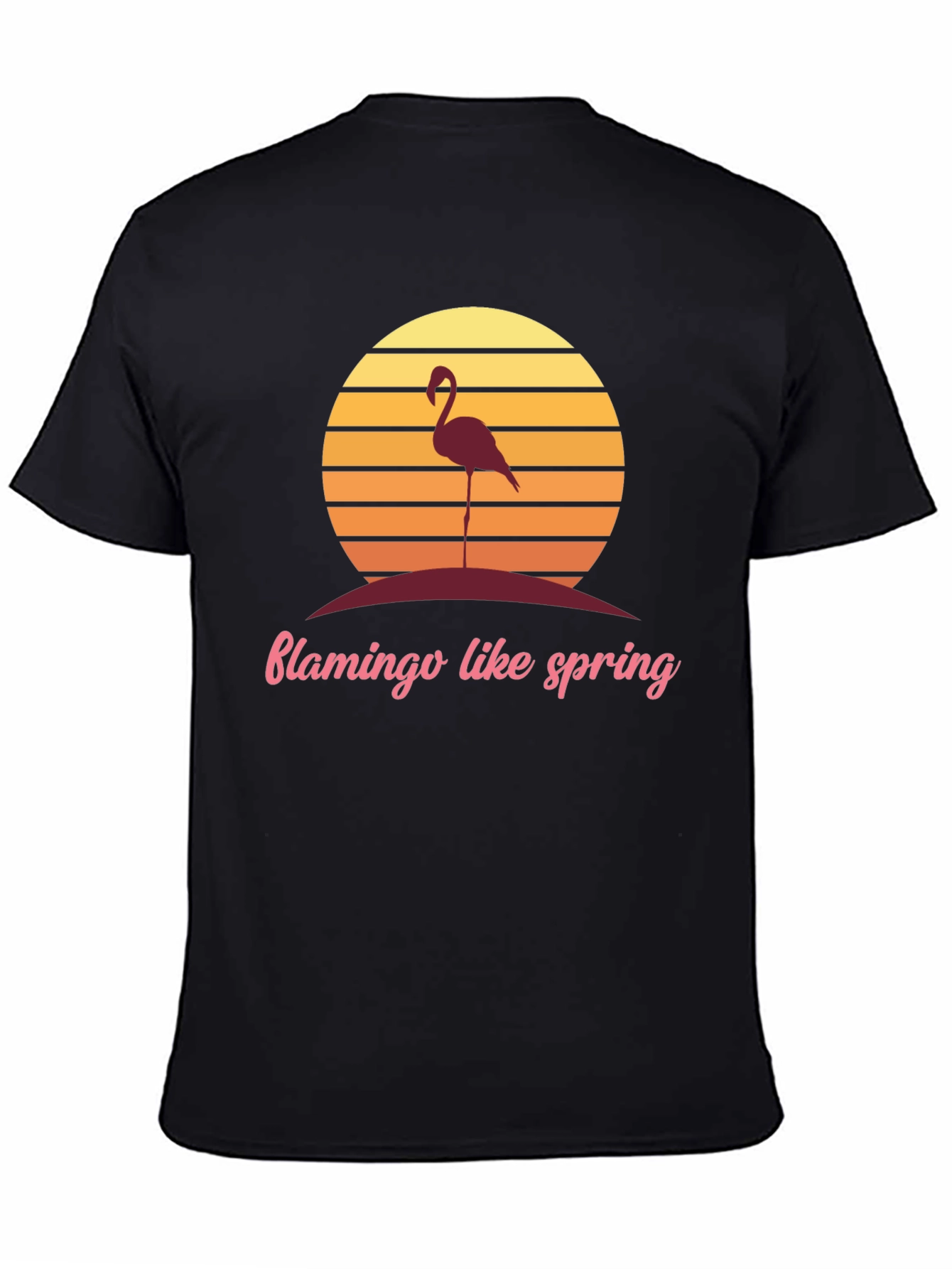 Retro Flamingo T-Shirt - Spring Vibes