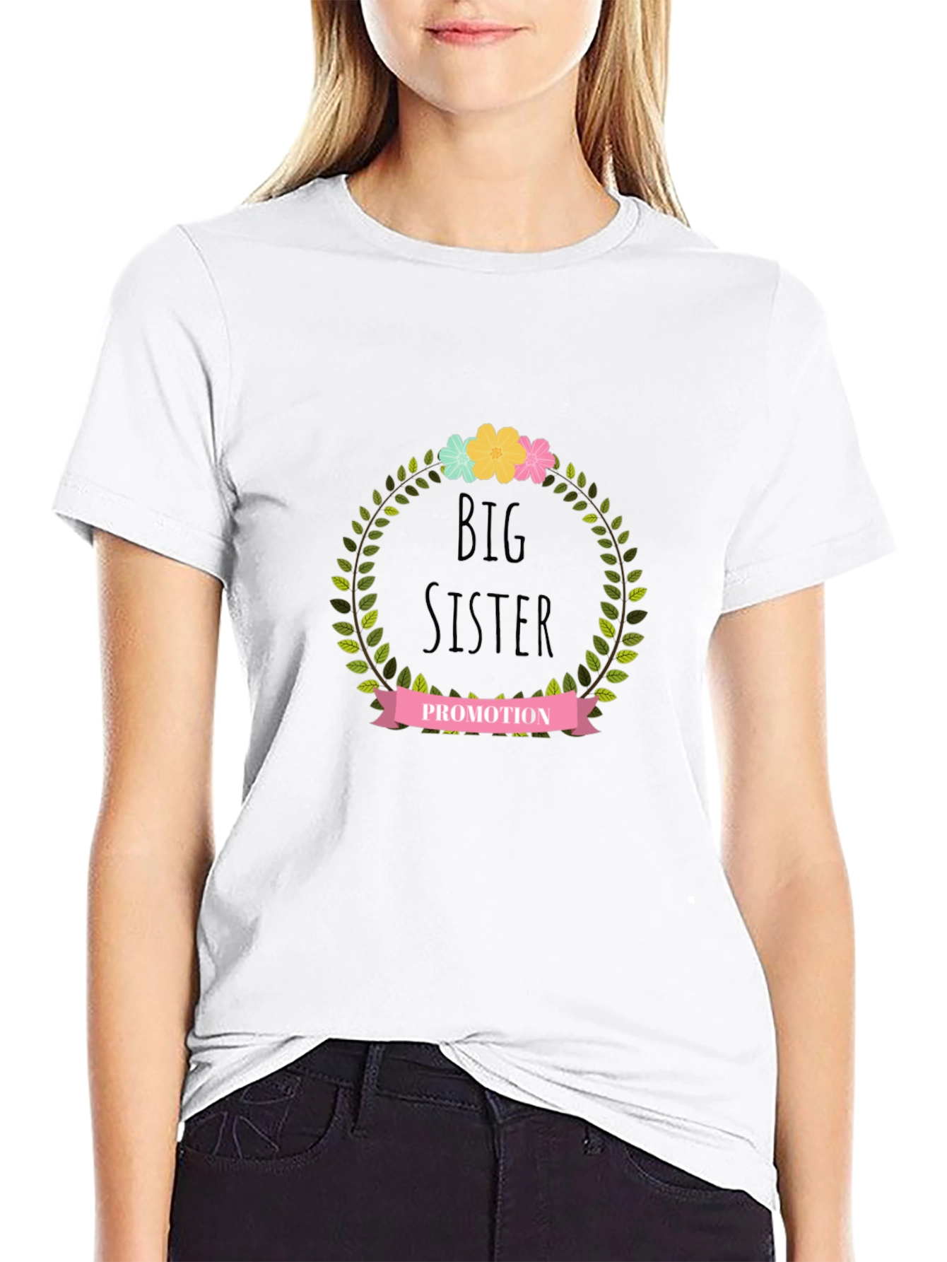 Big Sister Promotion Tee - Cute Announcement Shirt