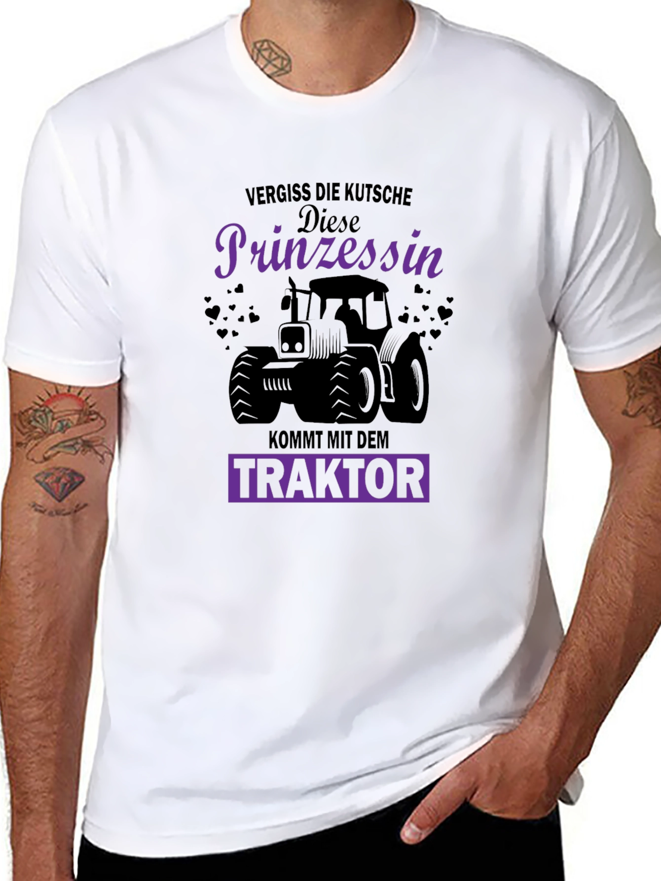 Princess Tractor T-Shirt
