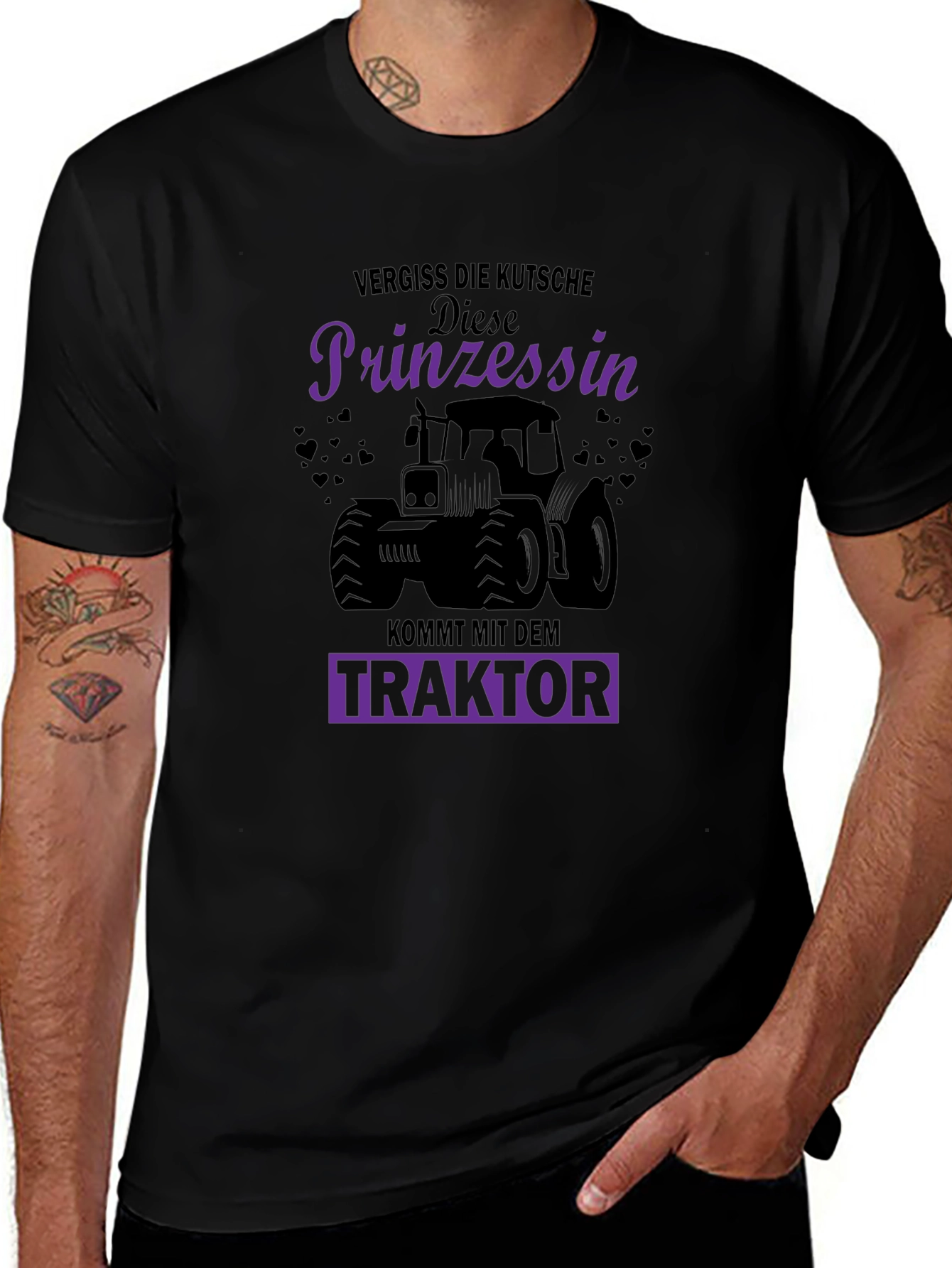 Princess Tractor T-Shirt
