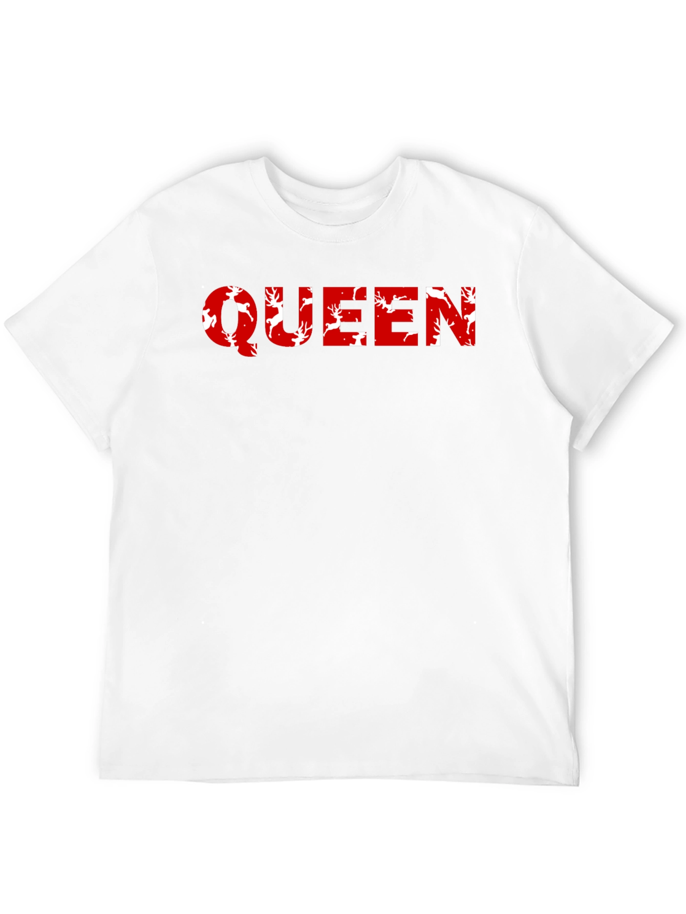 Queen Reindeer Graphic T-Shirt