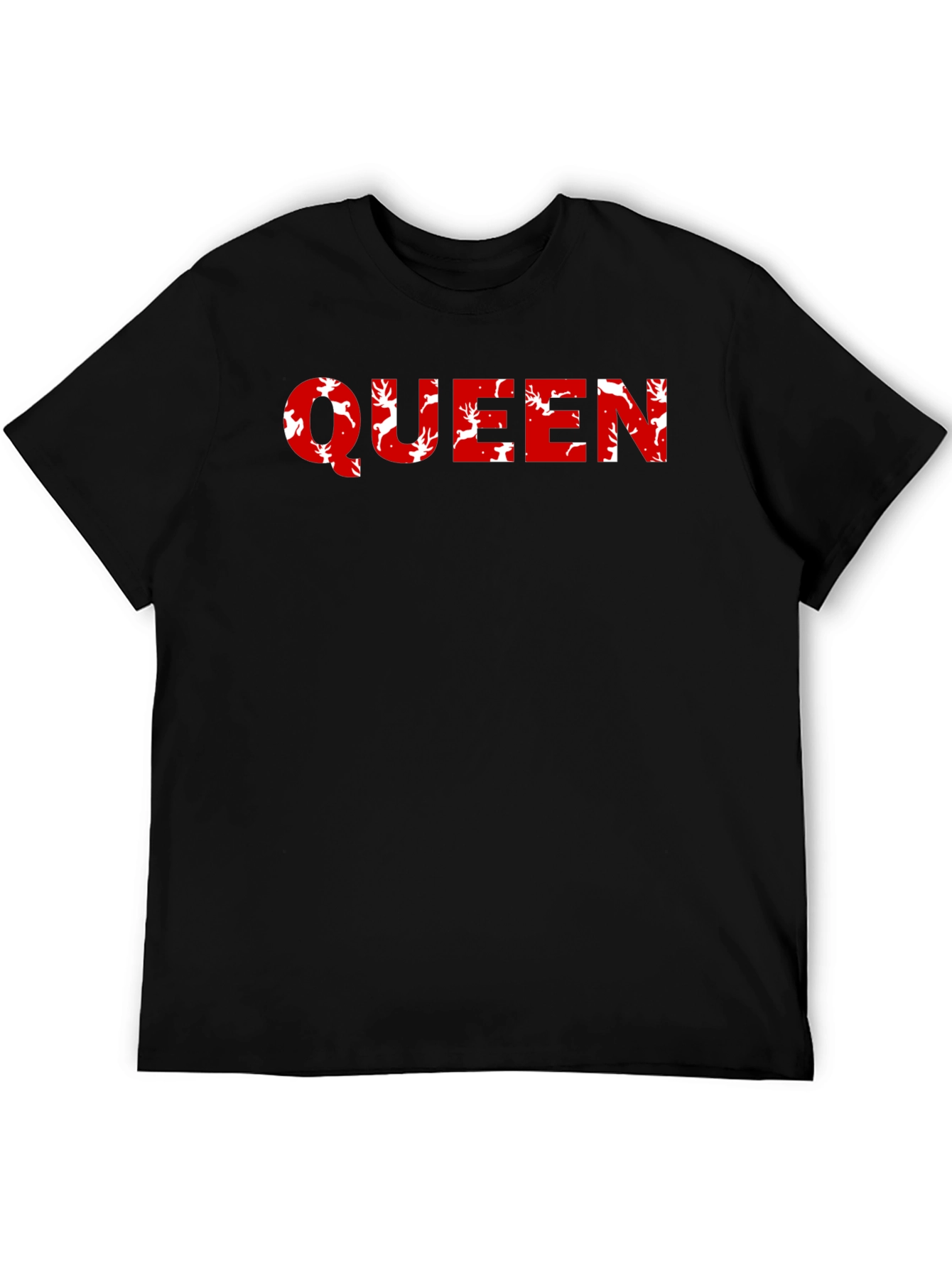 Queen Reindeer Graphic T-Shirt