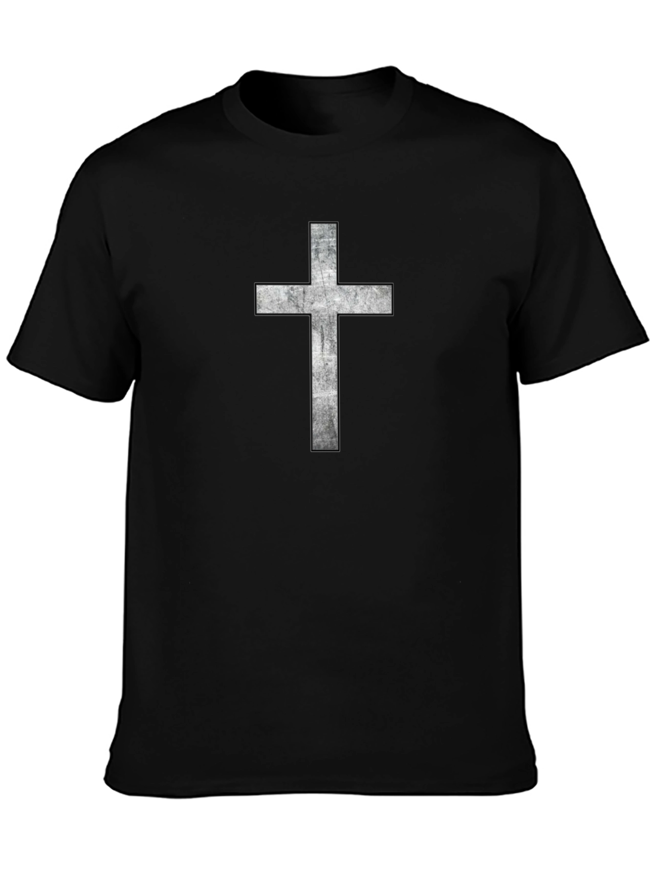 Cross Graphic Black T-Shirt