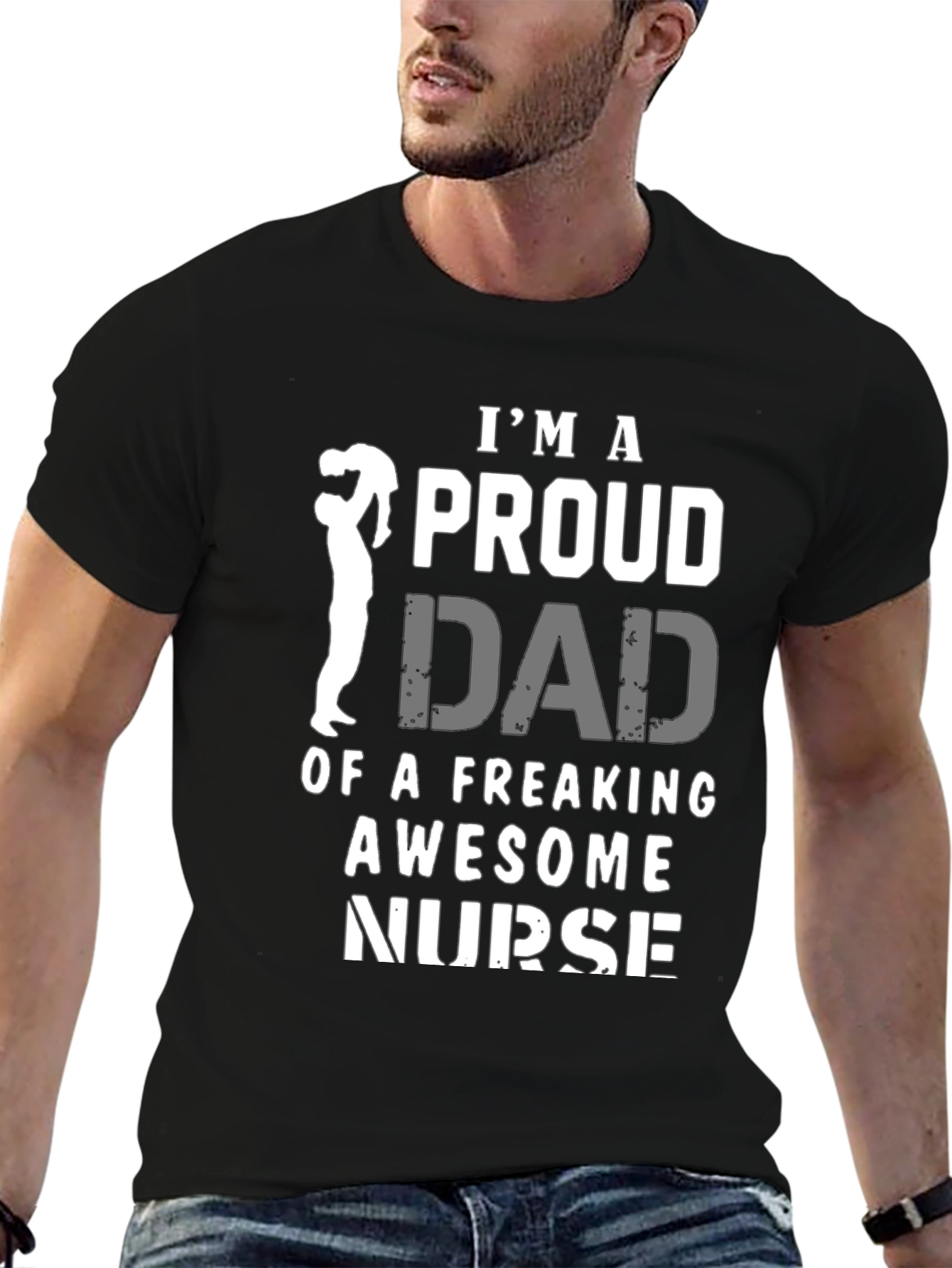 Proud Dad of a Freaking Awesome Nurse T-Shirt