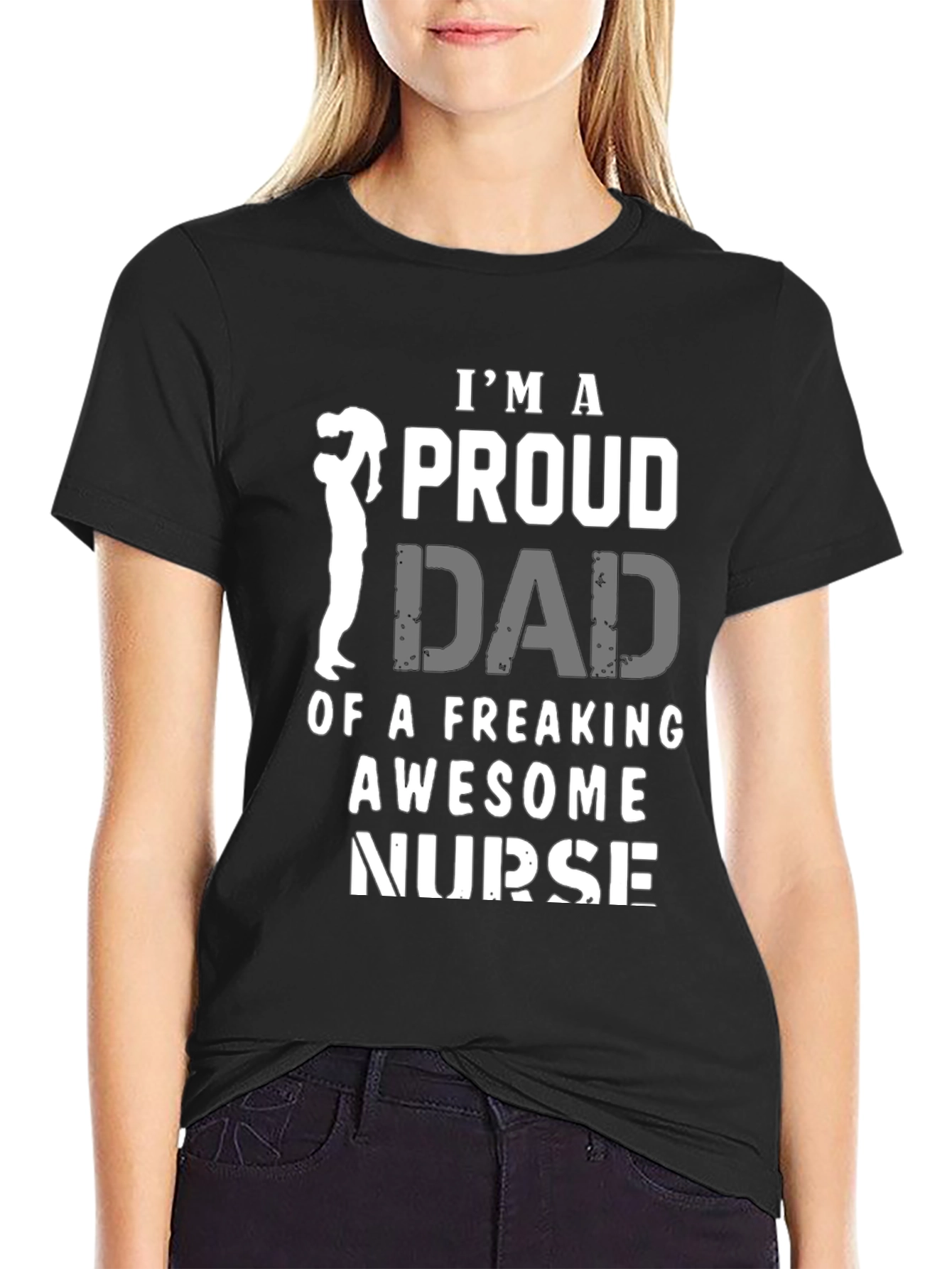 Proud Dad of a Freaking Awesome Nurse T-Shirt