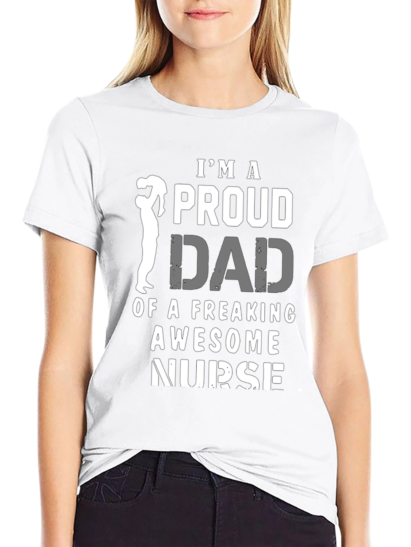 Proud Dad of a Freaking Awesome Nurse T-Shirt