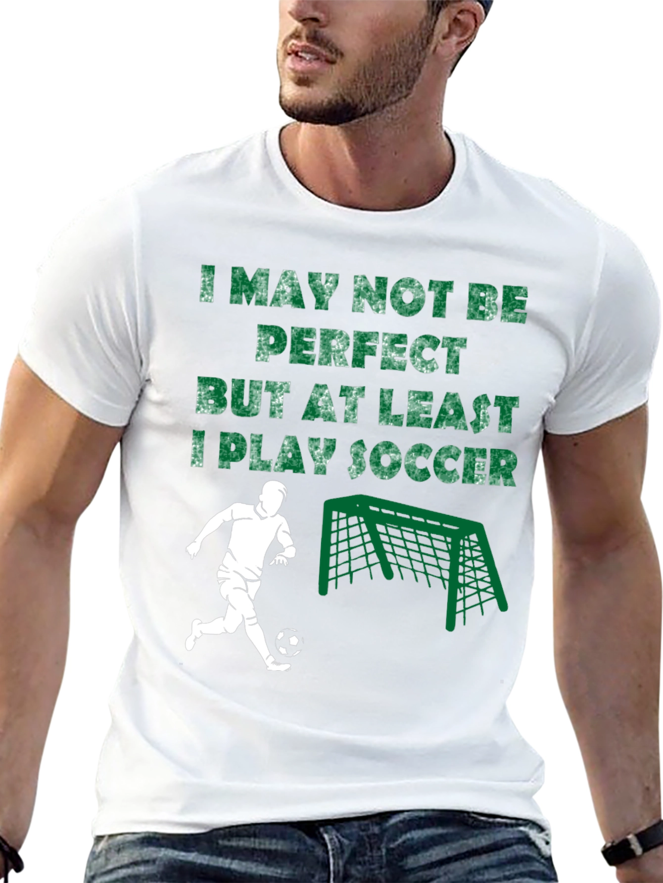Funny Soccer T-Shirt - I May Not Be Perfect