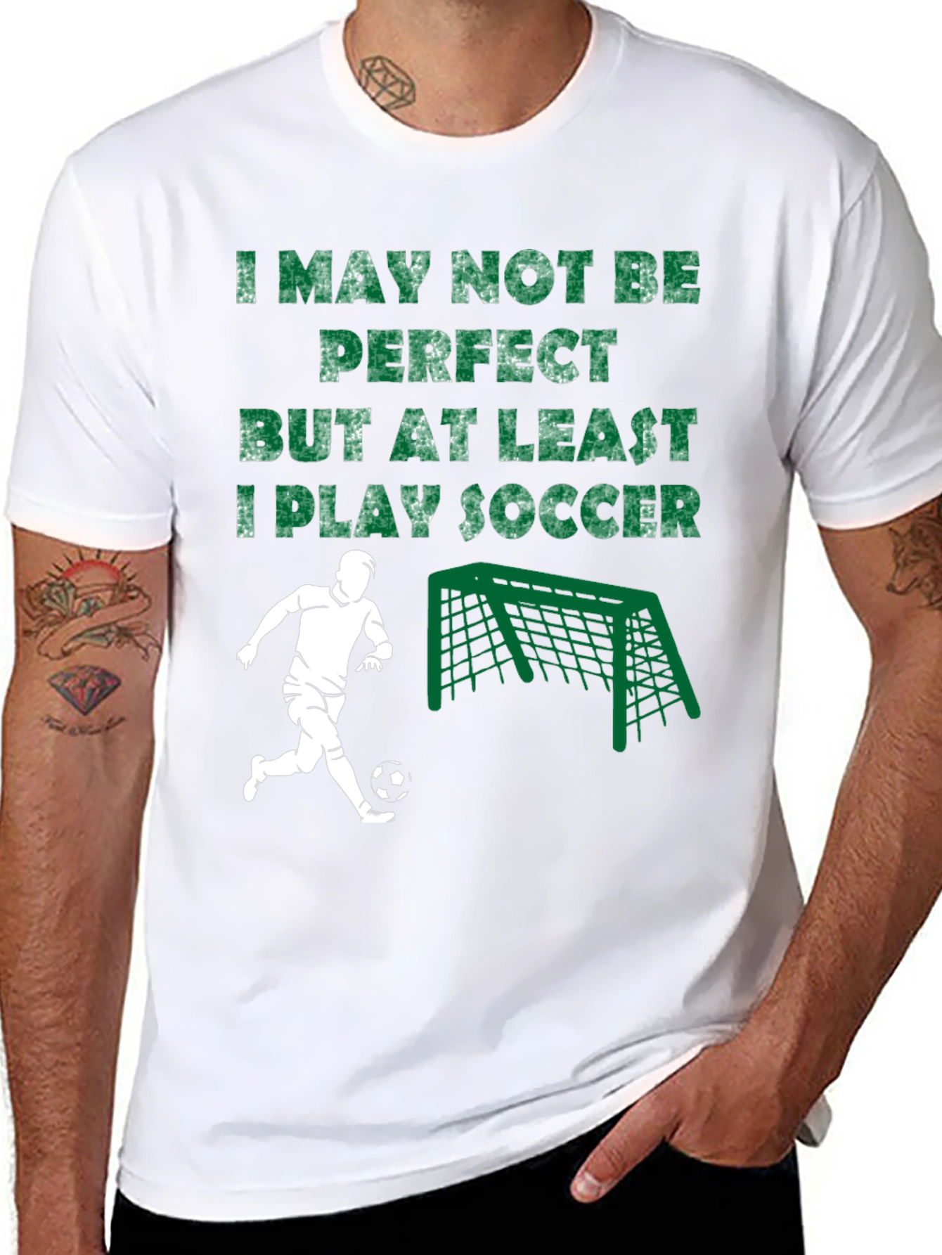 Funny Soccer T-Shirt - I May Not Be Perfect