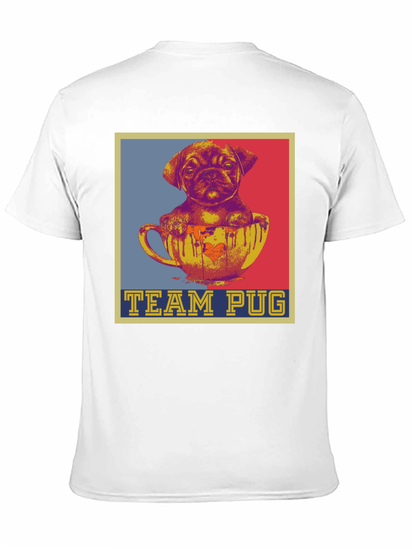 Team Pug T-Shirt - Cute Dog Graphic Tee