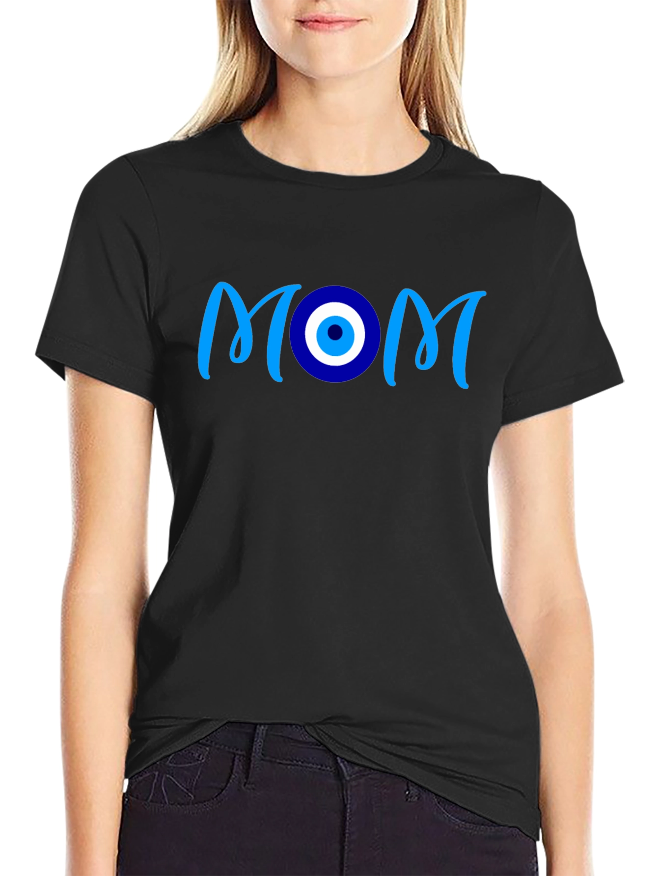 Evil Eye Mom T-Shirt - Stylish Mothers Day Gift