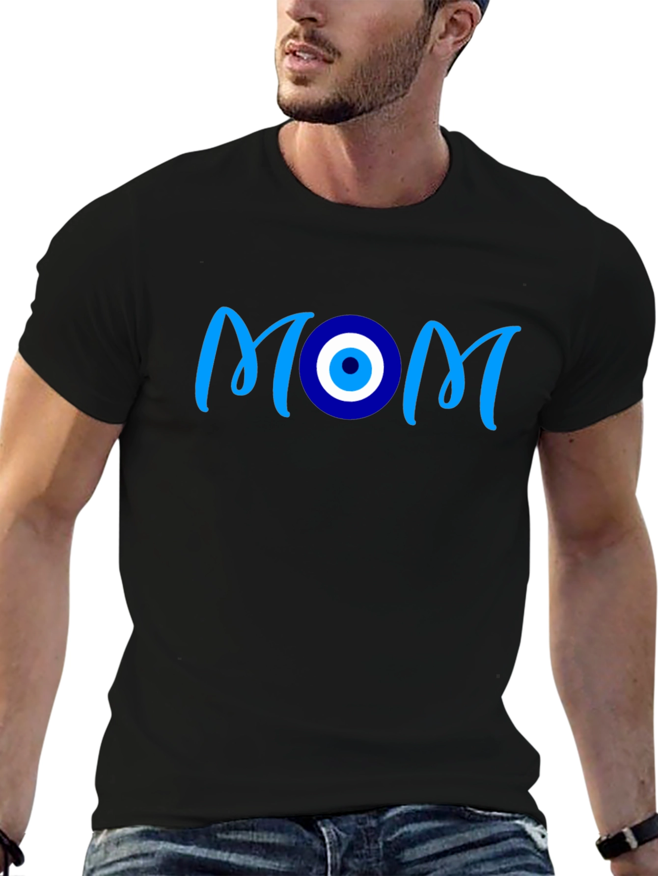 Evil Eye Mom T-Shirt - Stylish Mothers Day Gift
