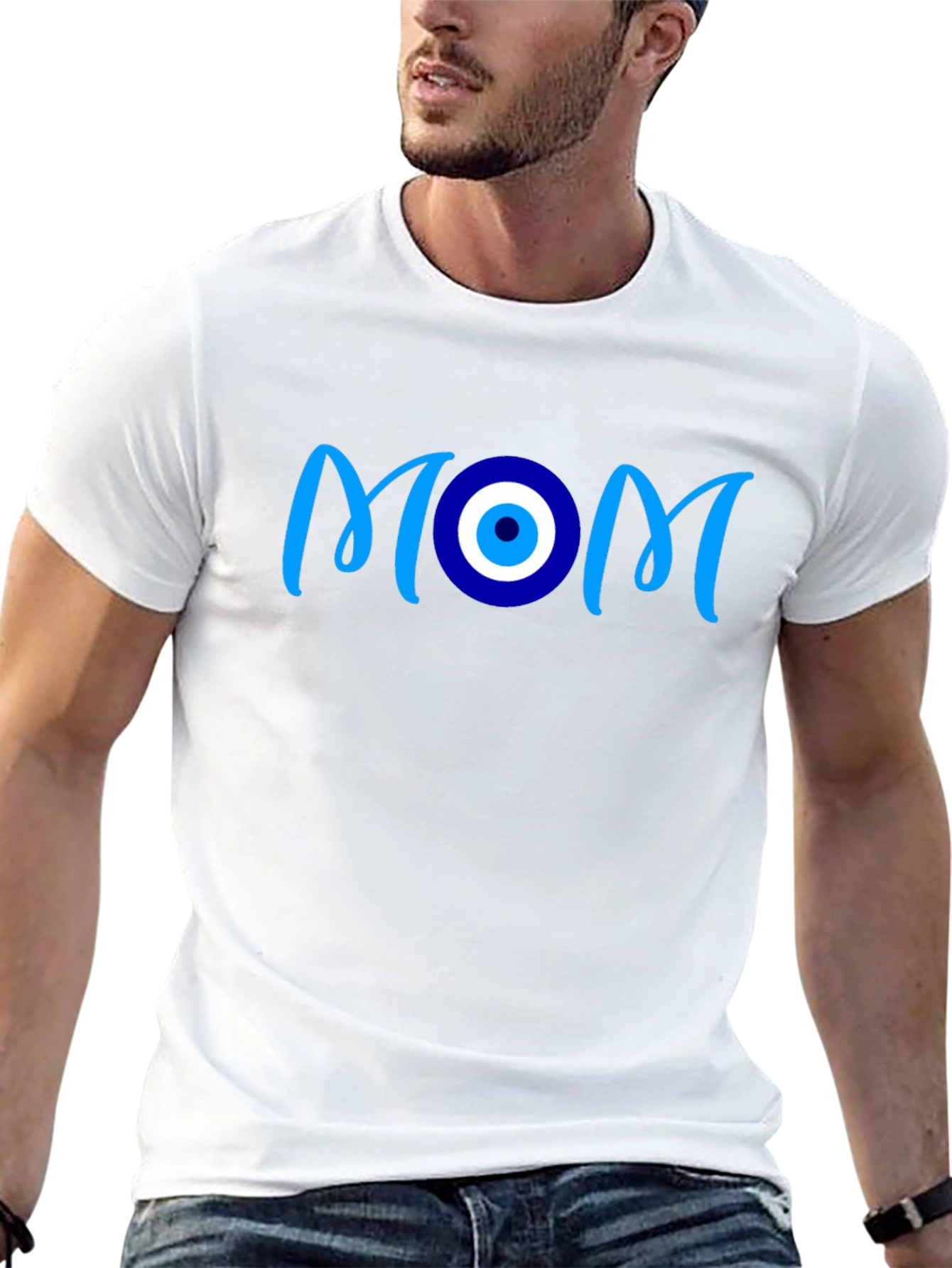 Evil Eye Mom T-Shirt - Stylish Mothers Day Gift