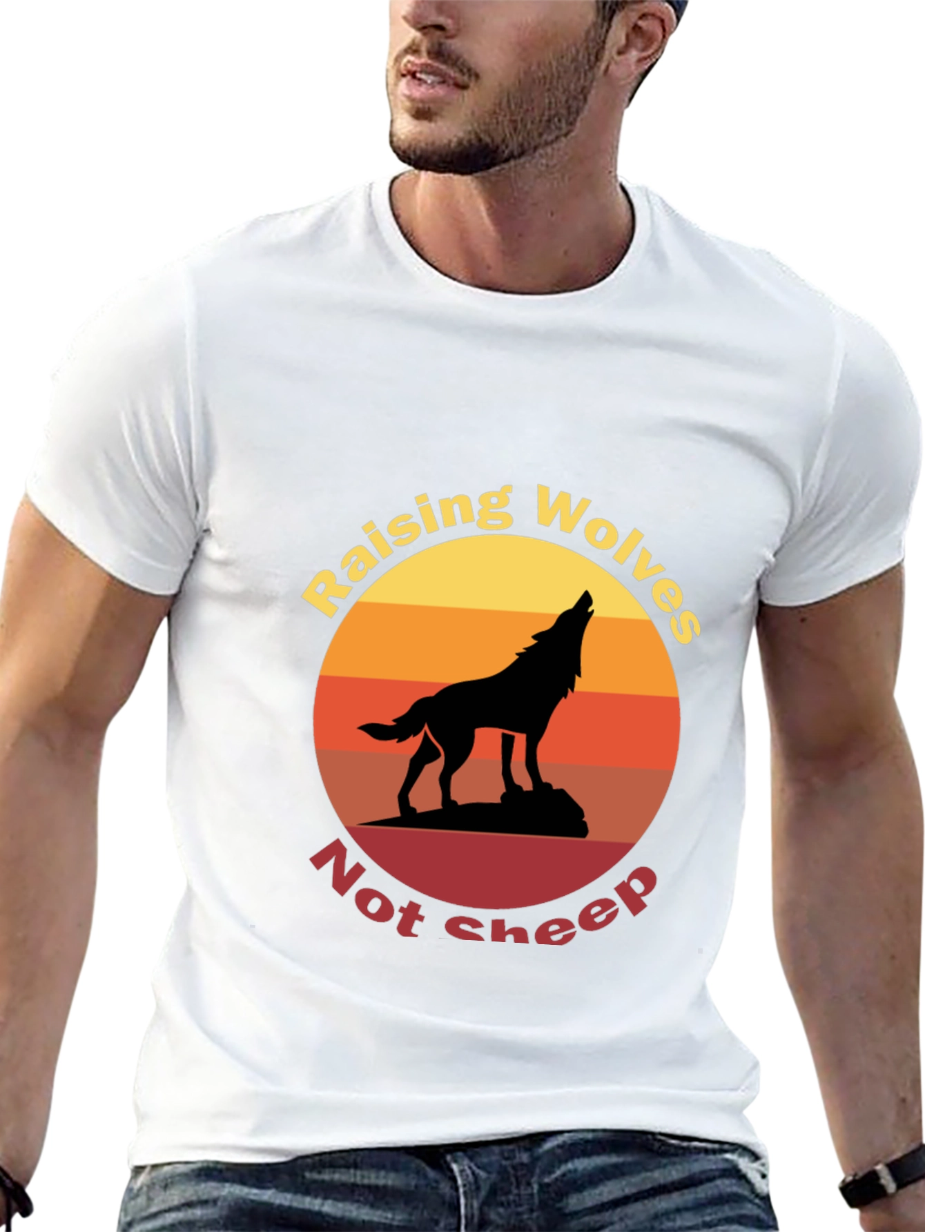 Raising Wolves Graphic T-Shirt