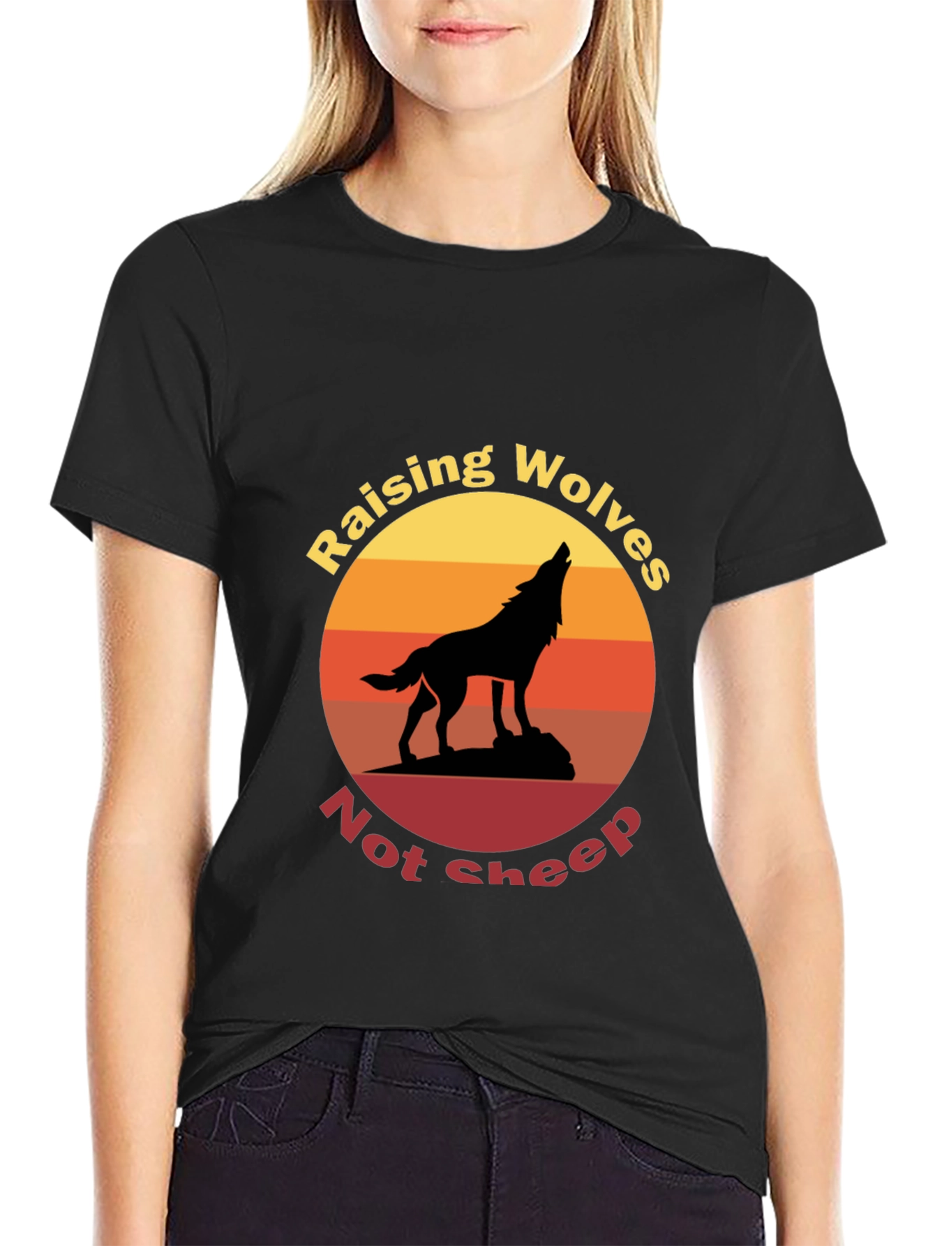 Raising Wolves Graphic T-Shirt
