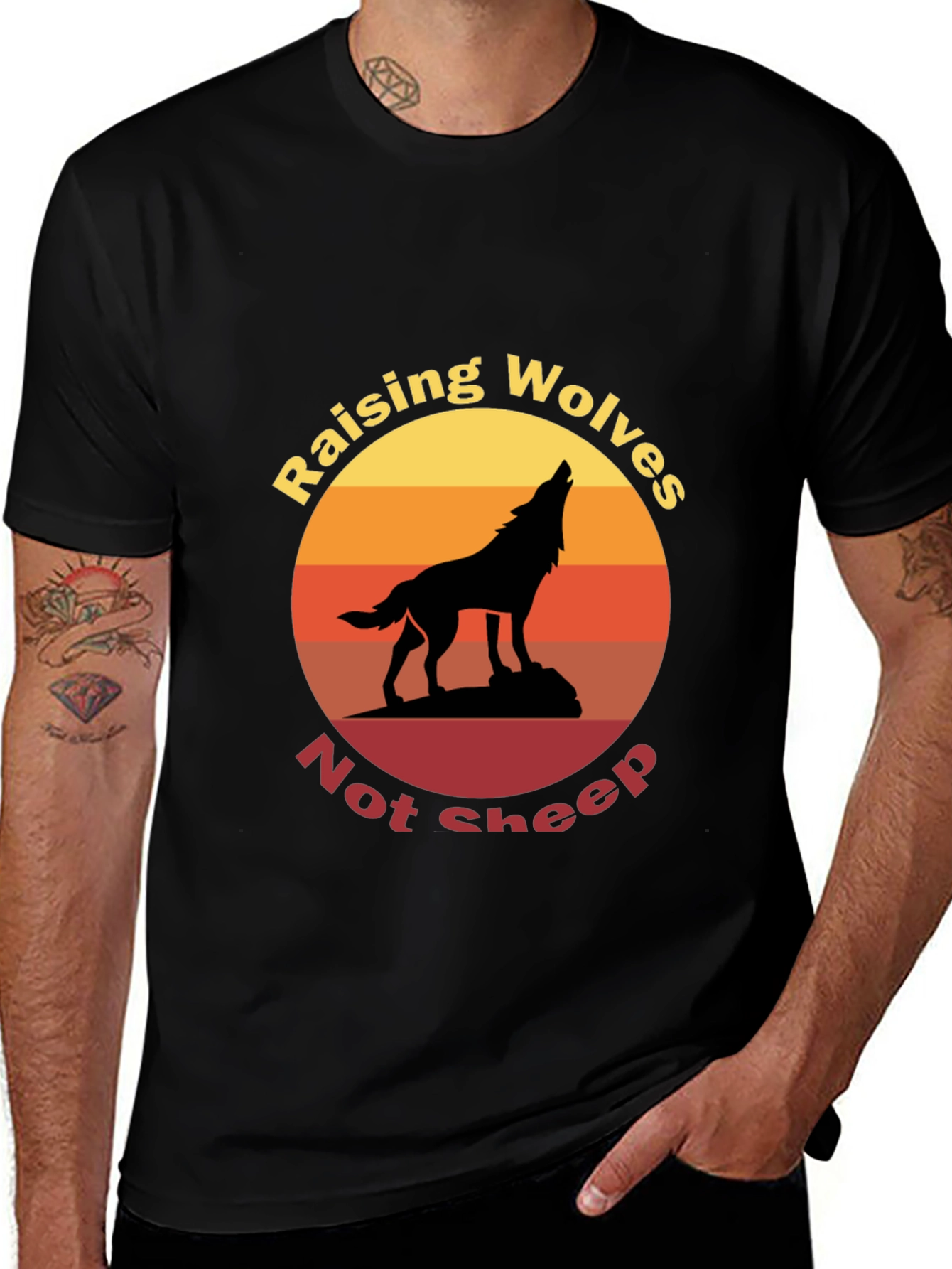 Raising Wolves Graphic T-Shirt