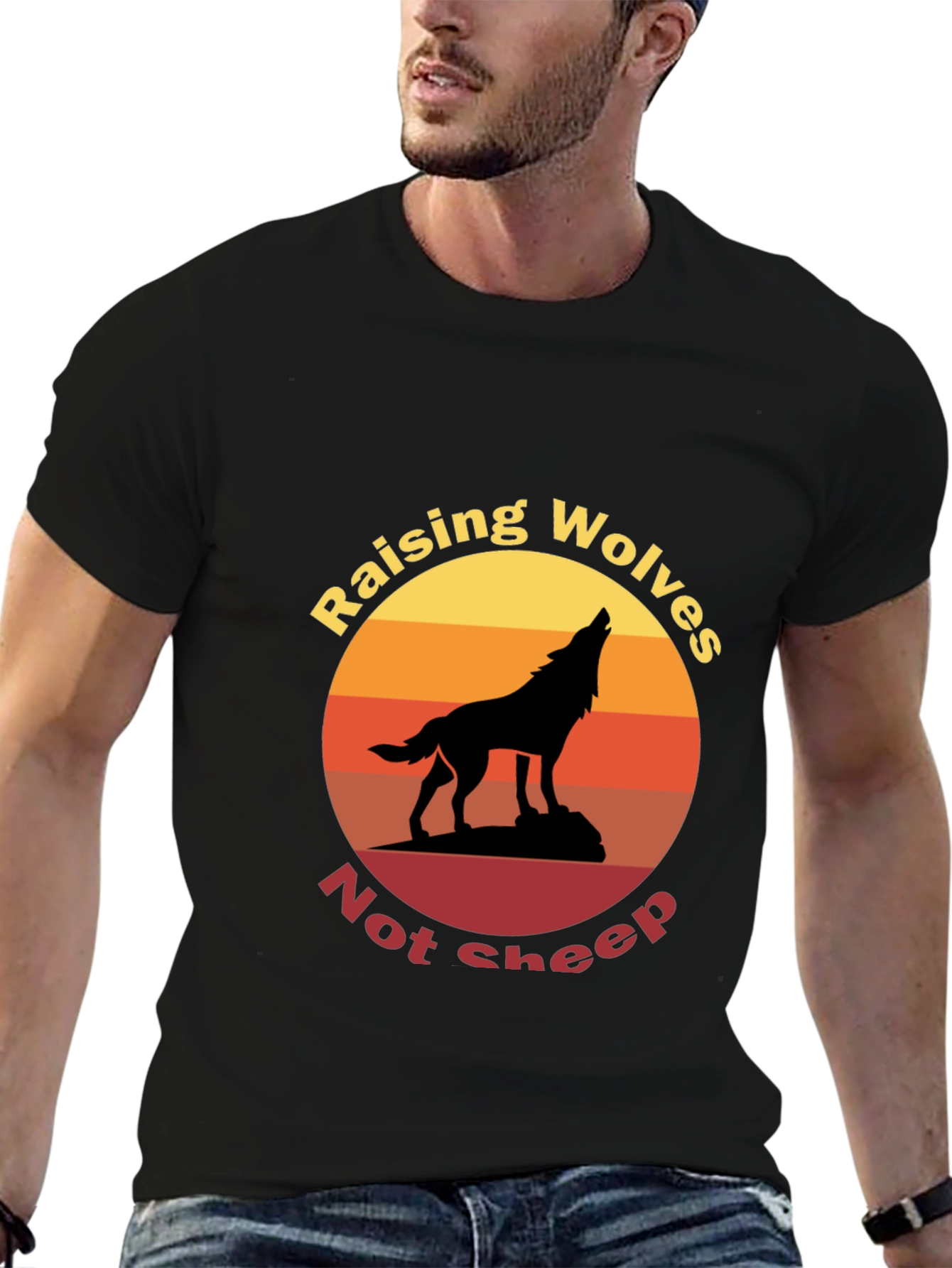 Raising Wolves Graphic T-Shirt
