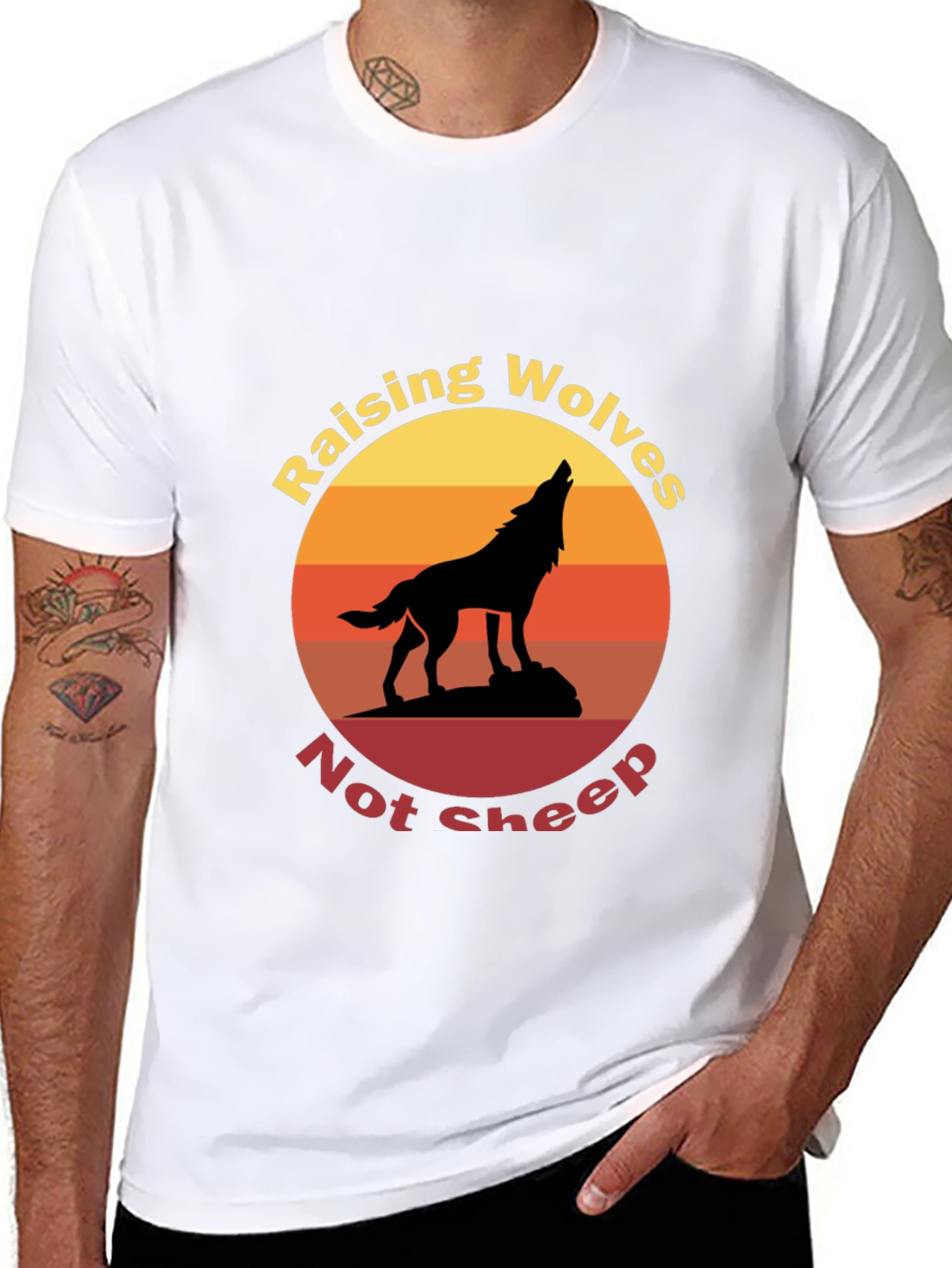 Raising Wolves Graphic T-Shirt