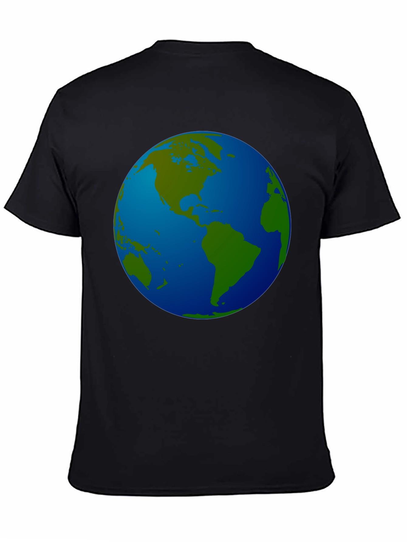 Earth Graphic Black T-Shirt