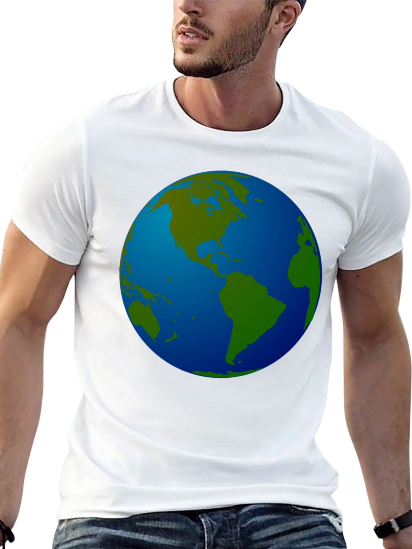 Earth Graphic Black T-Shirt