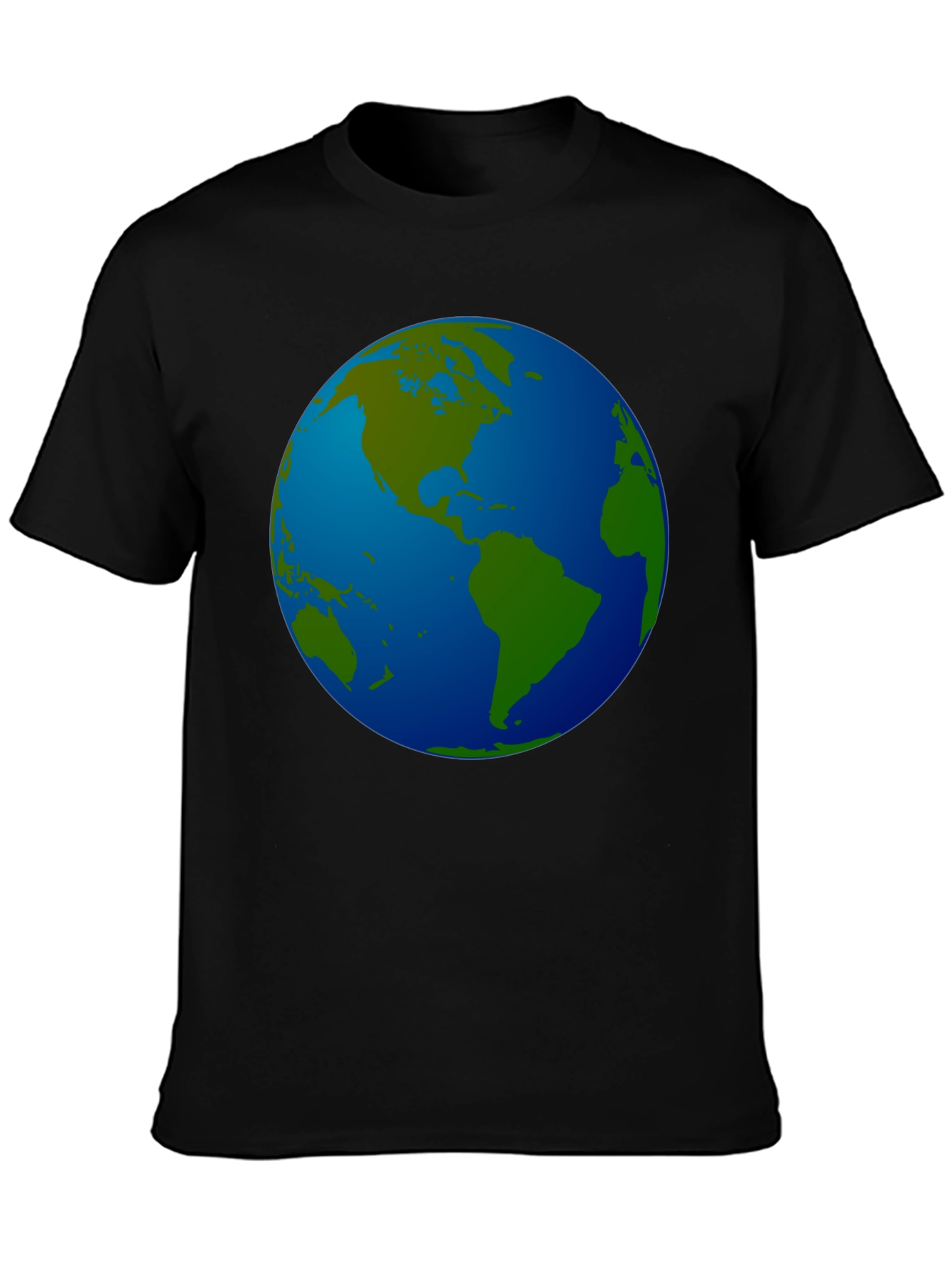 Earth Graphic Black T-Shirt
