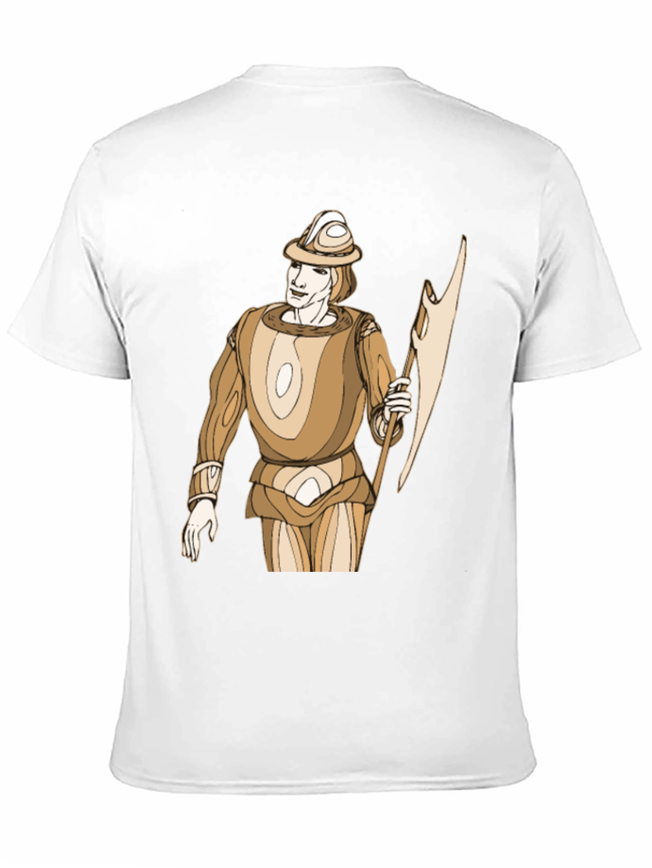 Medieval Knight Graphic T-Shirt - Black