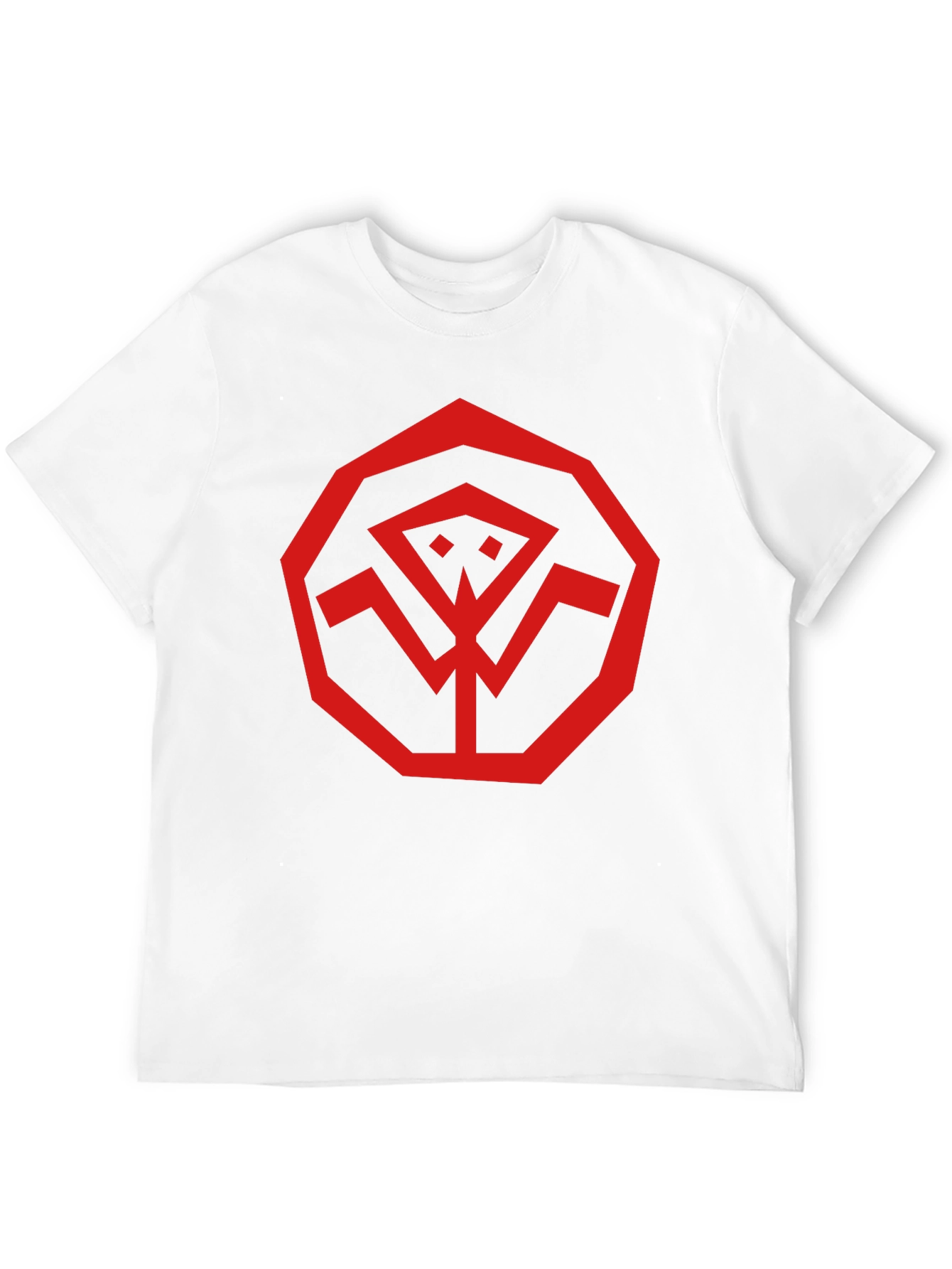 Red Symbol Black T-Shirt - Modern Style