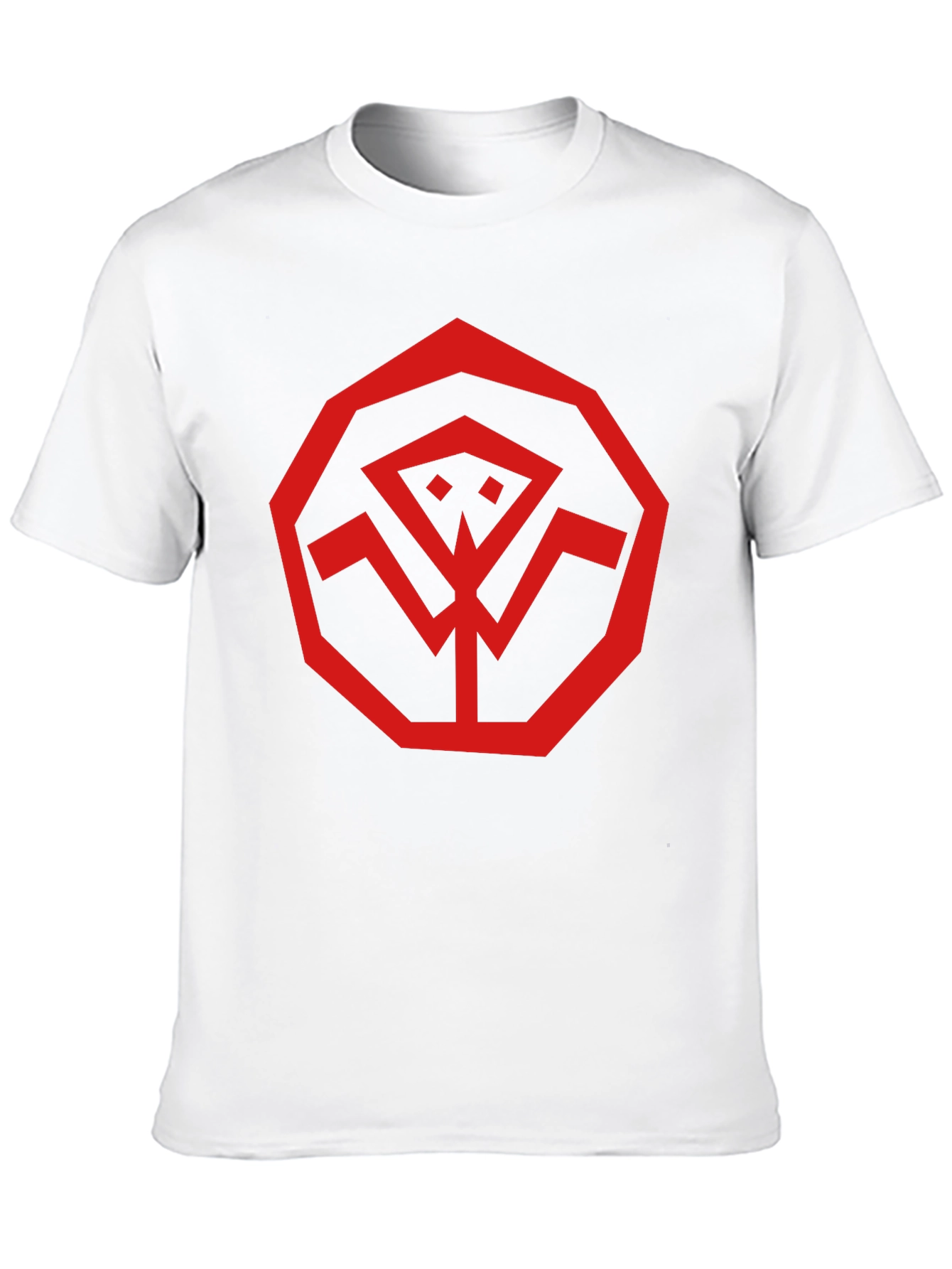 Red Symbol Black T-Shirt - Modern Style