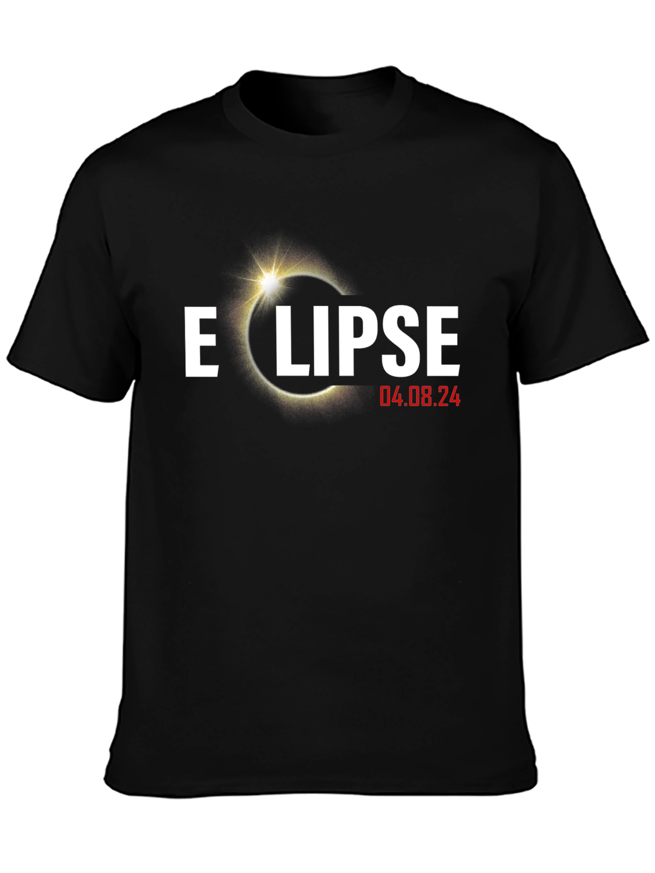Eclipse 04.08.24 T-Shirt - Total Solar Eclipse Souvenir
