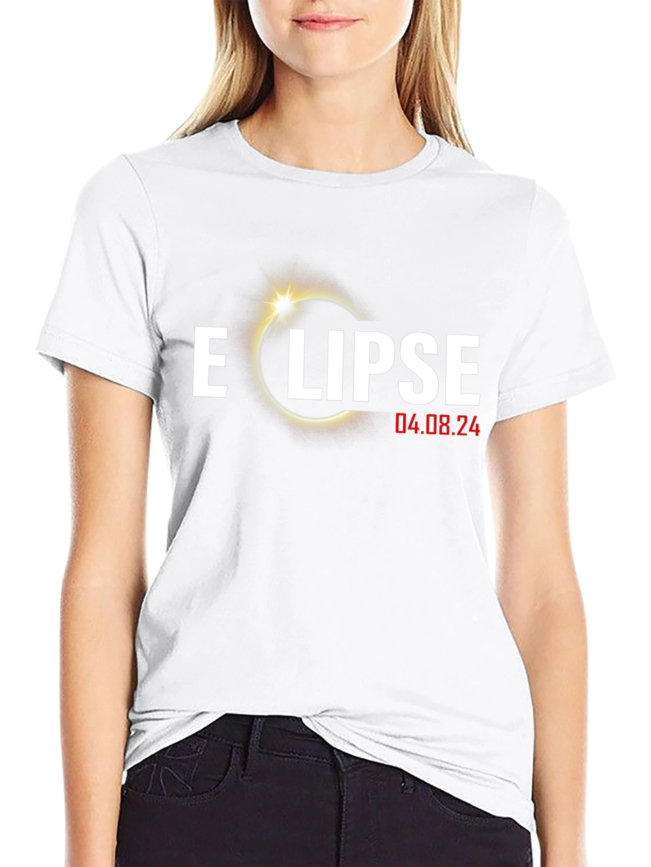 Eclipse 04.08.24 T-Shirt - Total Solar Eclipse Souvenir