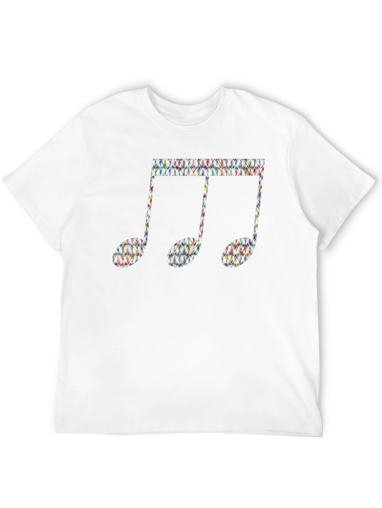 Music Note Graphic Black T-Shirt