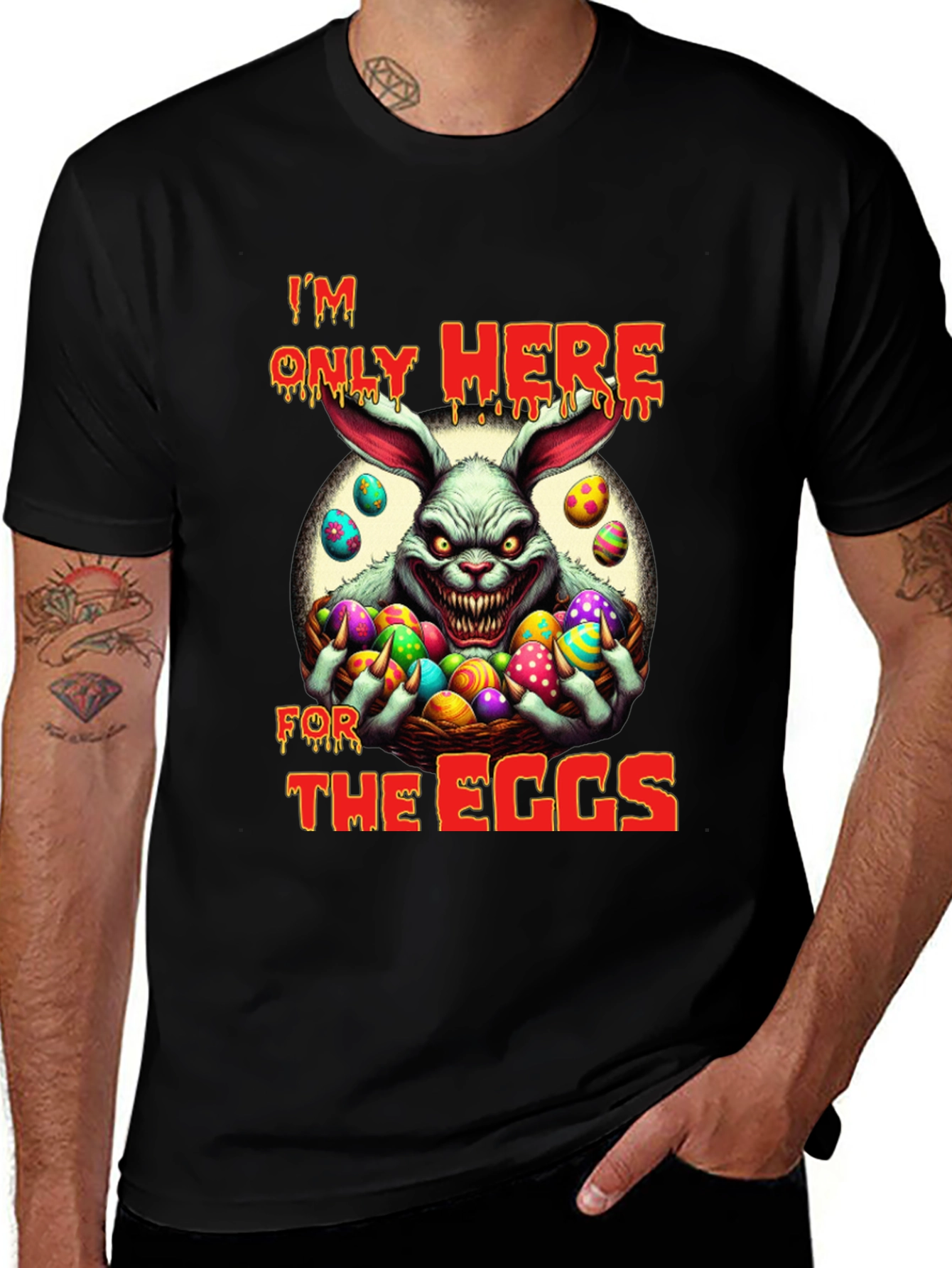 Im Only Here For The Eggs T-Shirt