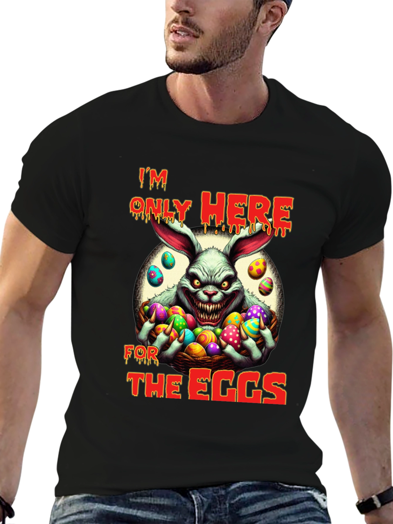 Im Only Here For The Eggs T-Shirt
