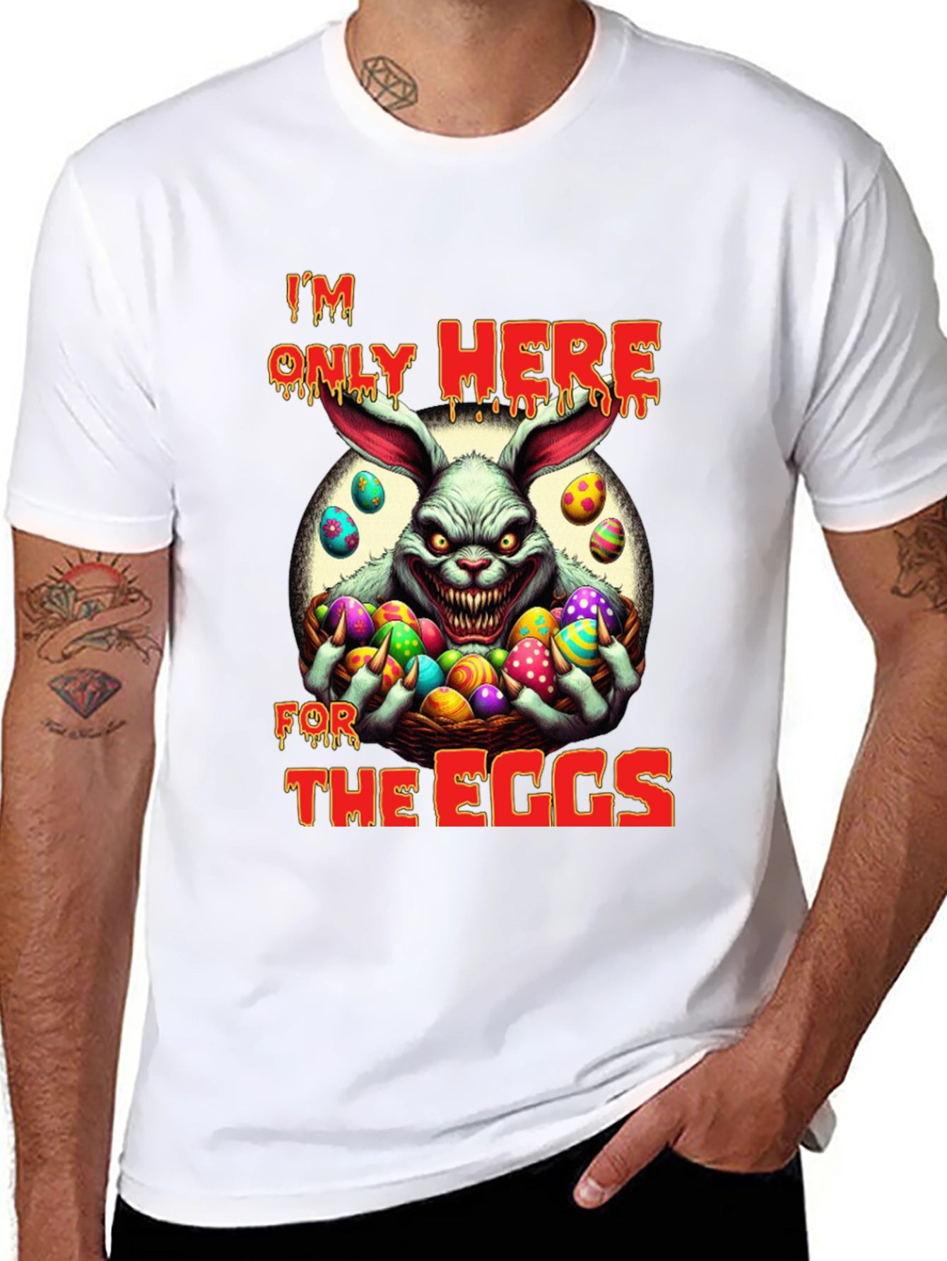 Im Only Here For The Eggs T-Shirt