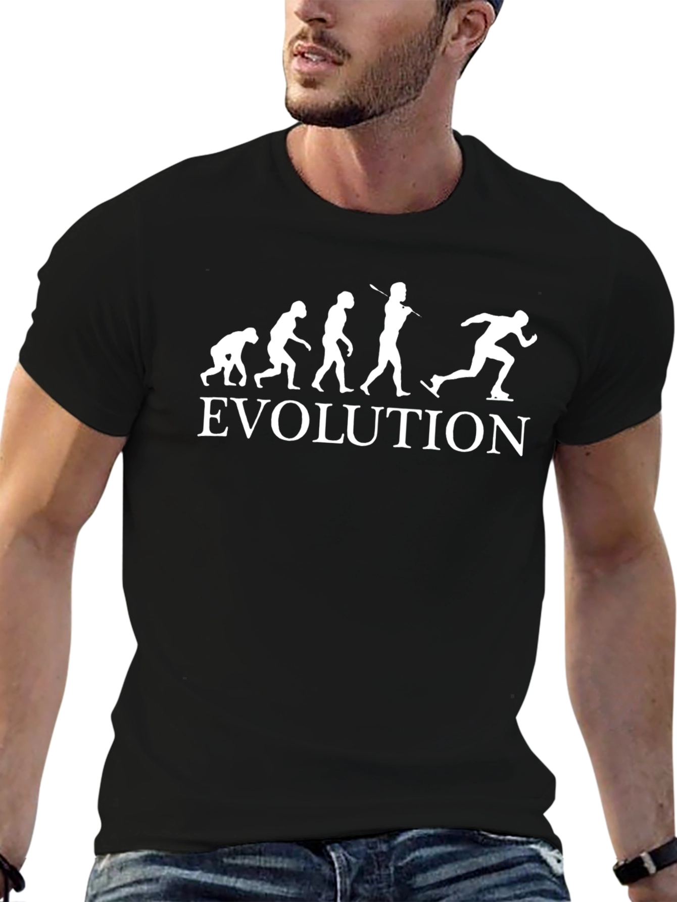 Evolution of a Skater Graphic T-Shirt