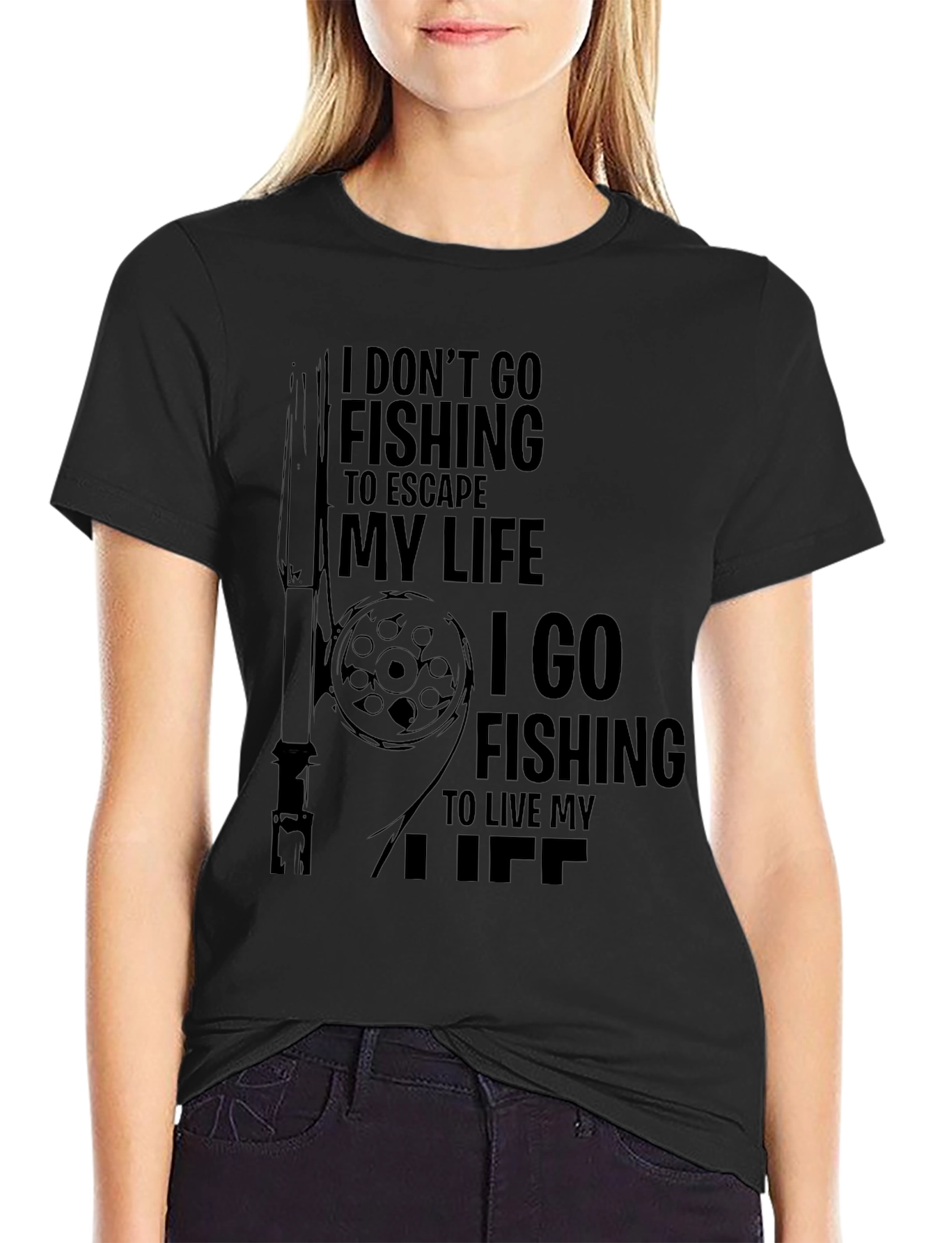 Fishing Life T-Shirt - Escape & Live