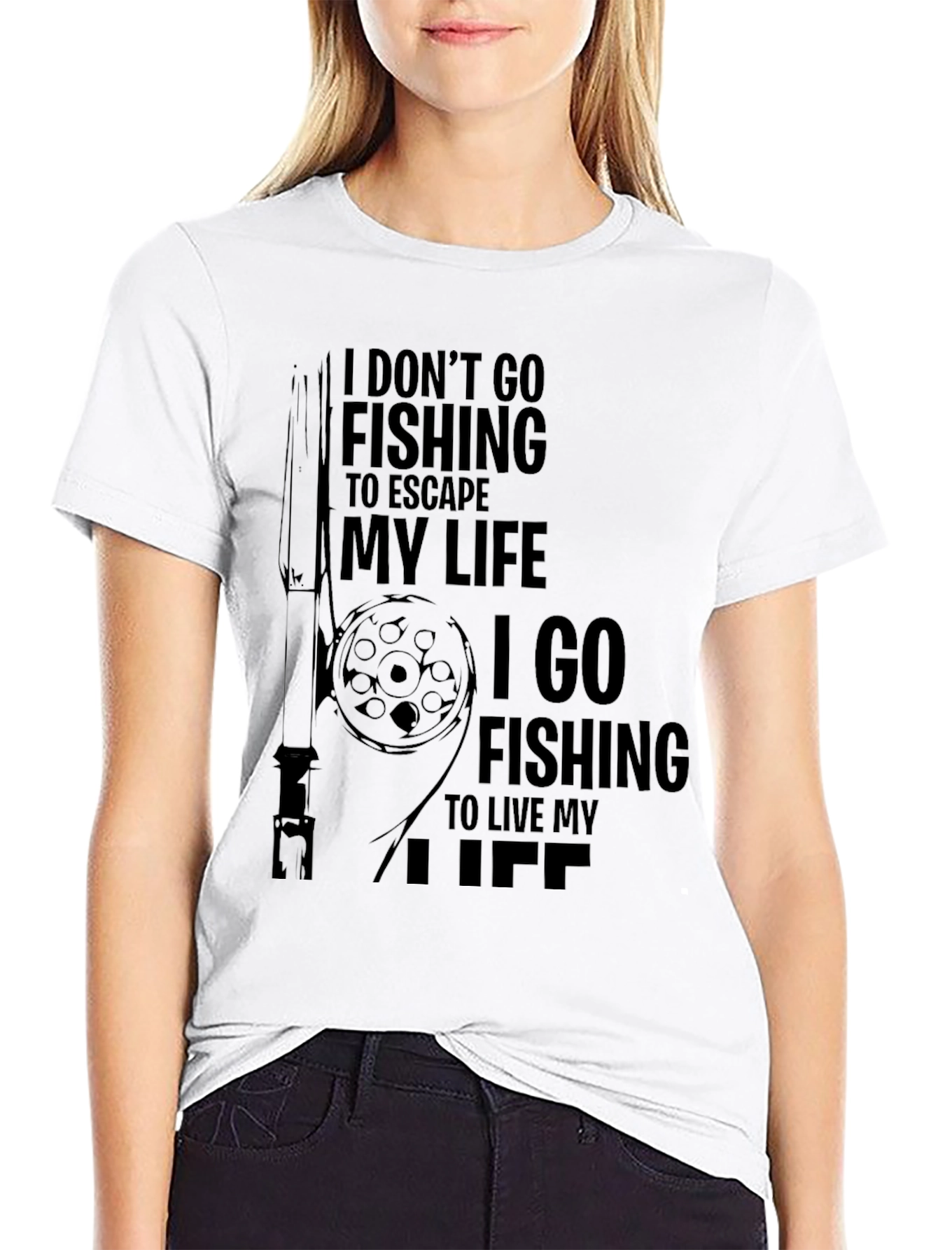 Fishing Life T-Shirt - Escape & Live