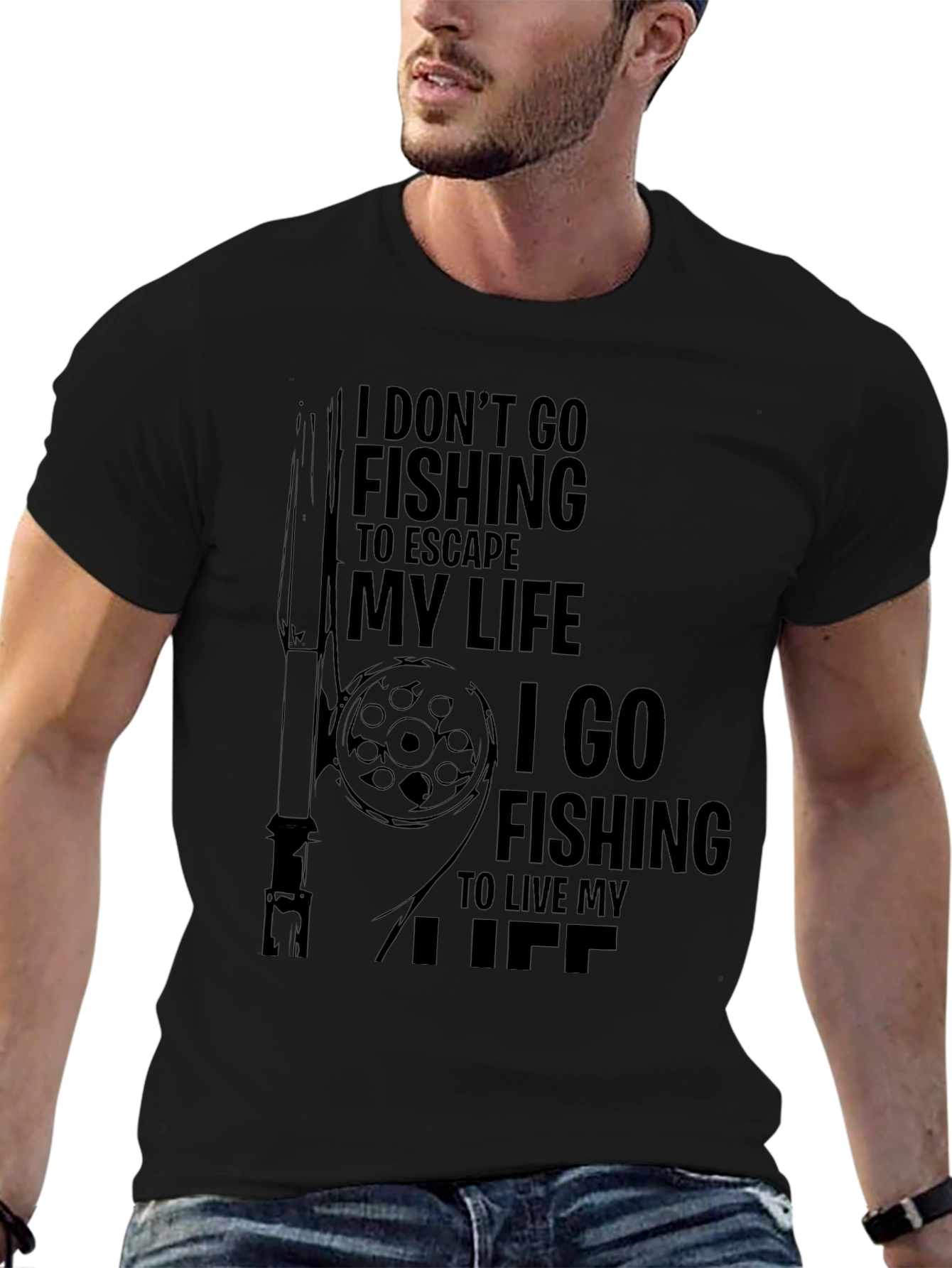 Fishing Life T-Shirt - Escape & Live