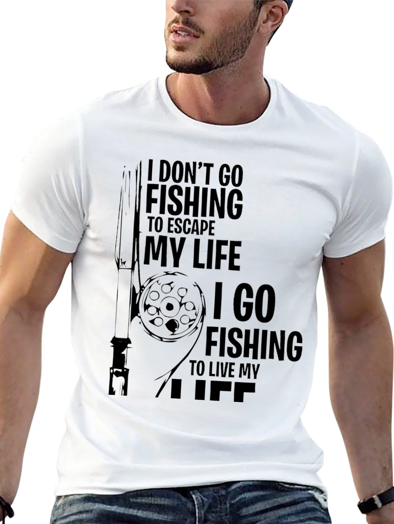 Fishing Life T-Shirt - Escape & Live