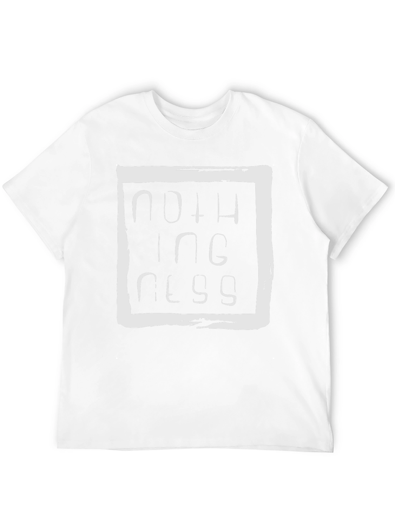 Nothingness Graphic Tee - Unisex Black T-Shirt