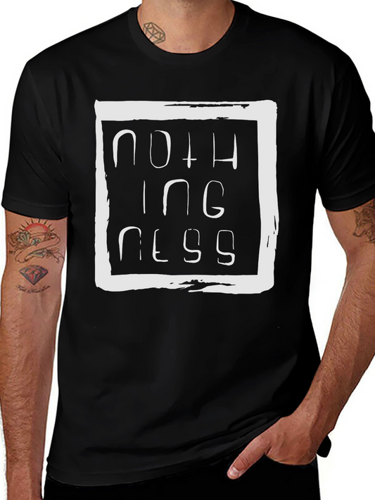 Nothingness Graphic Tee - Unisex Black T-Shirt
